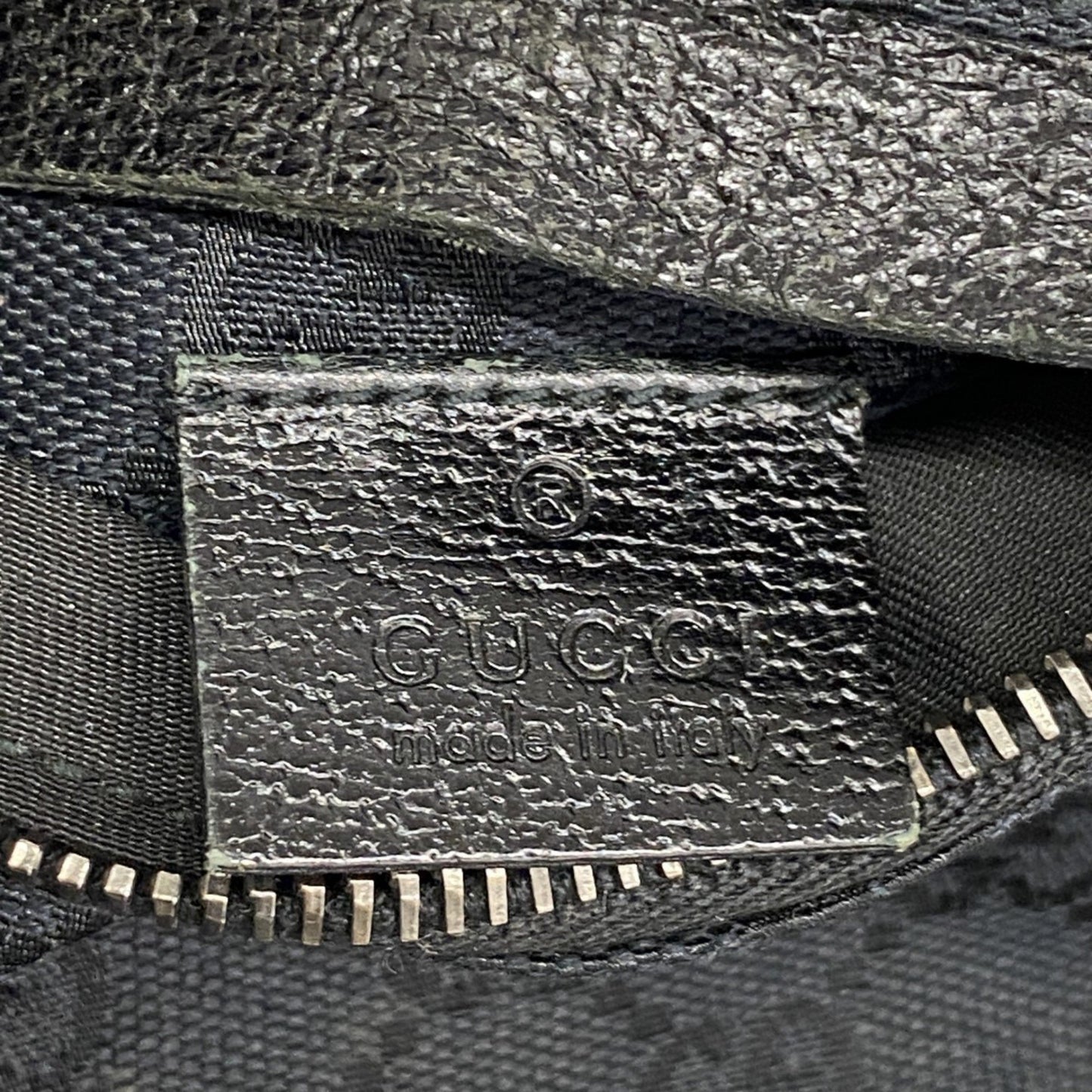 Gucci Waist Bag Gg Canvas 28566 Black
