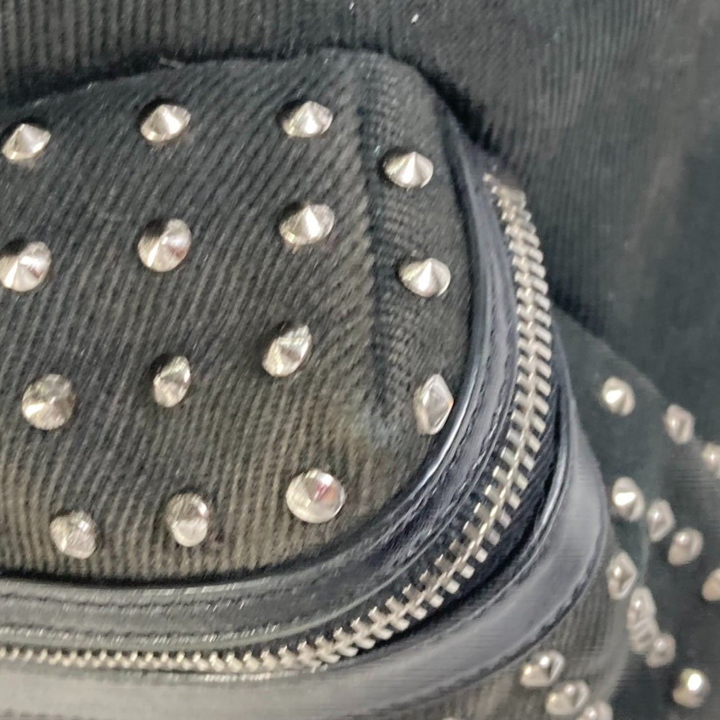 Yves Saint Laurent Saint Laurent Paris 360206 Studded Canvas Backpack
