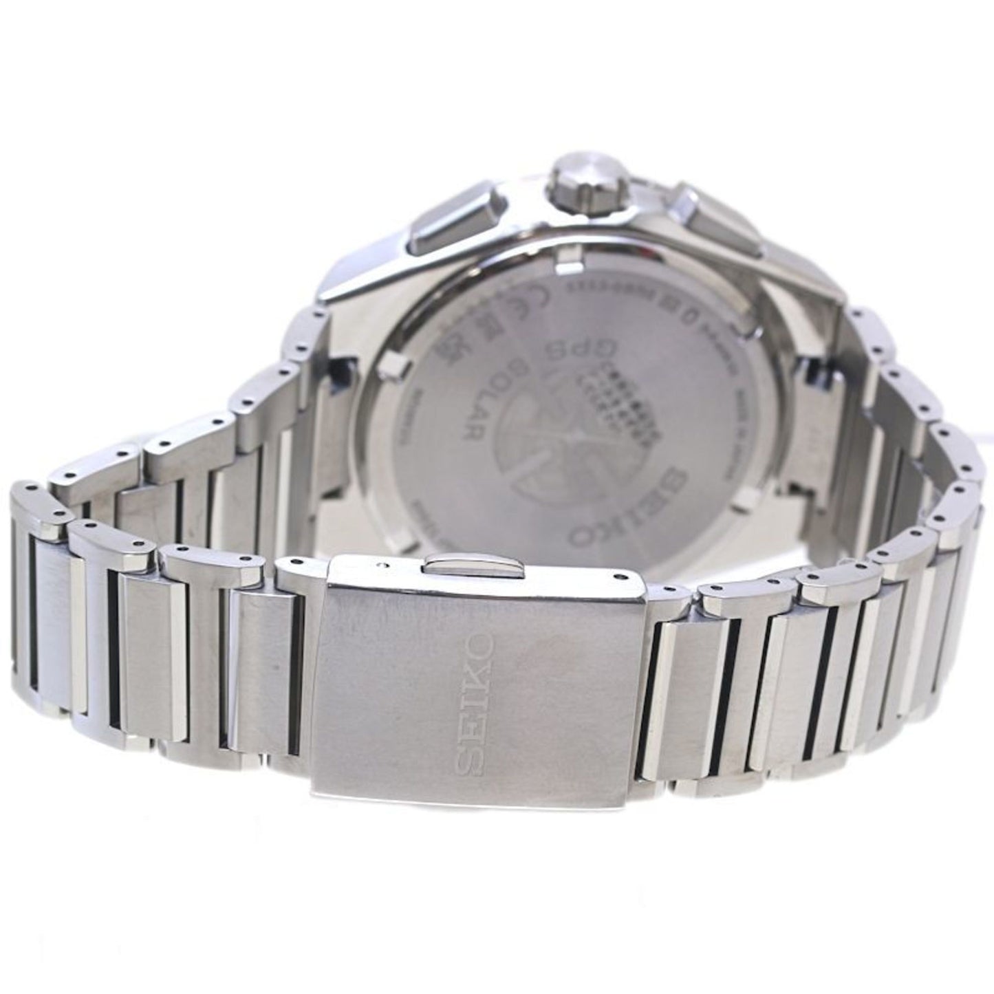 Seiko Astron Sbxc107 5X53-0Br0 Solar Gps Satellite Radio Wave Titanium