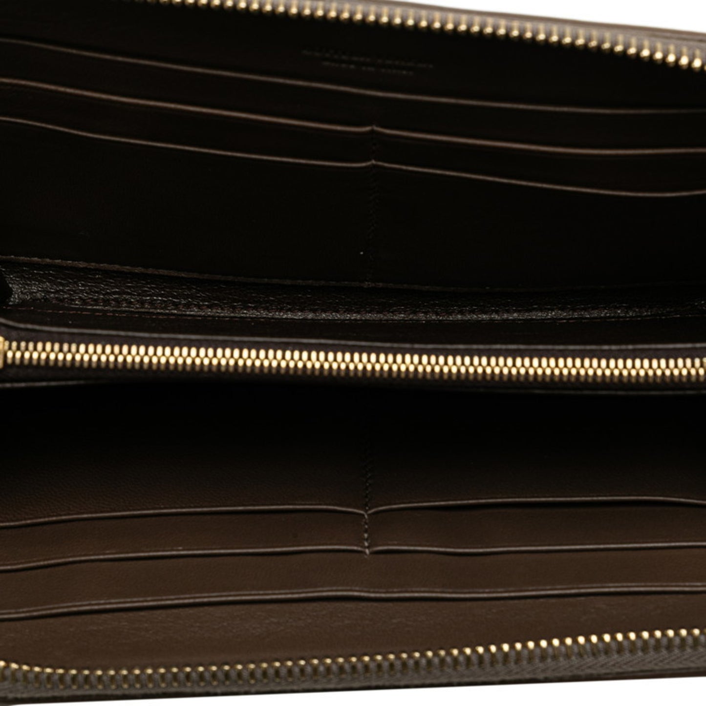 Bottega Veneta Intrecciato Round Long Wallet Brown Leather