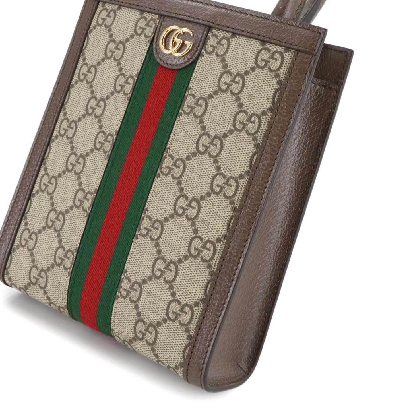 Gucci Ophidia 2Way Hand Shoulder Bag Gg Supreme Canvas Leather Beige Brown 772317 Bag