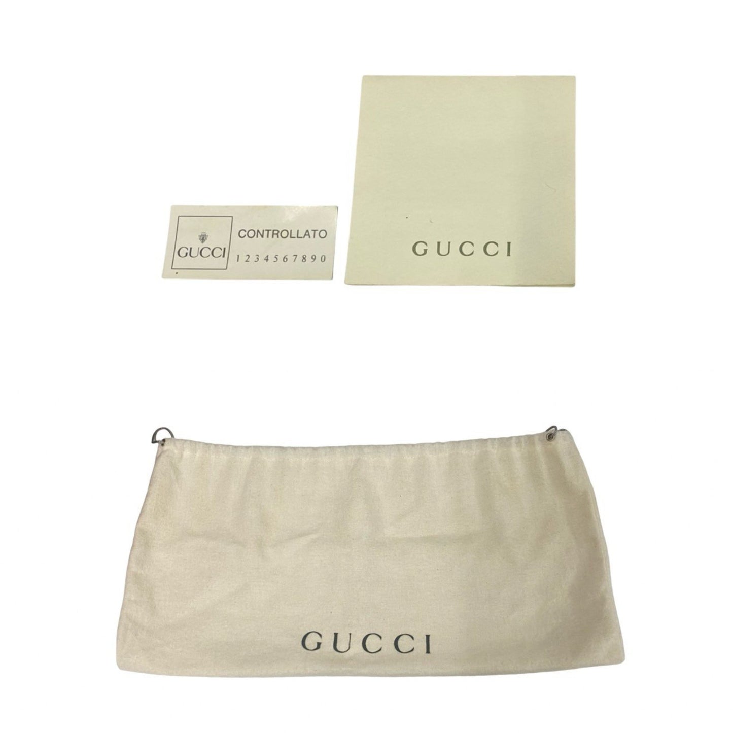 Gucci Old Gucci Ladylock Leather Handbag/Mini Tote Bag In Brown