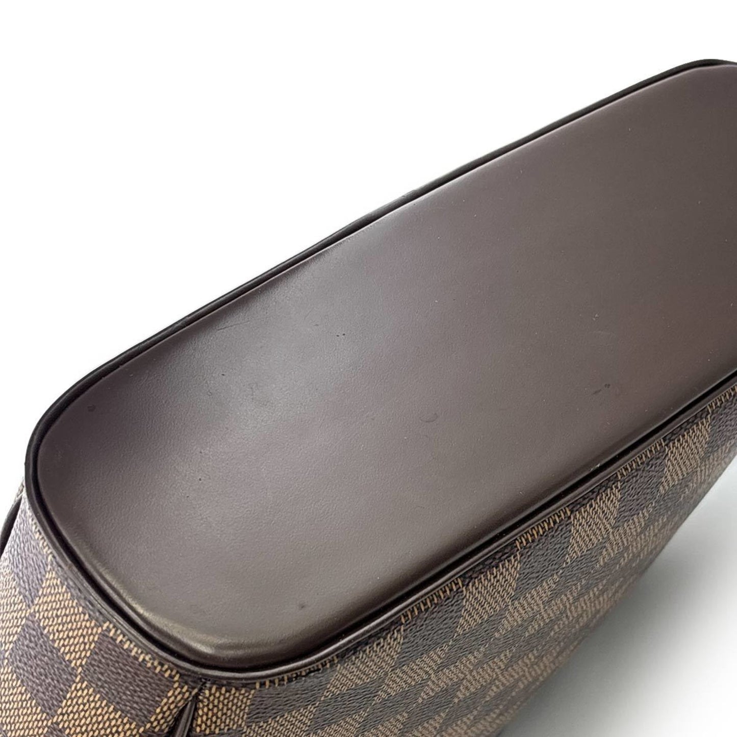 Louis Vuitton Damier Ipanema Gm Shoulder Bag In Ebene Brown