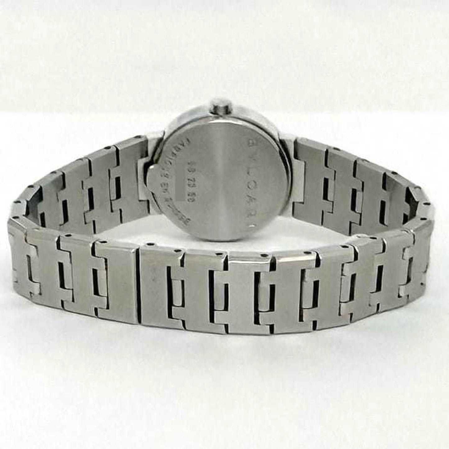 Bvlgari Watch F-21814 Black Silver Bb23Ss