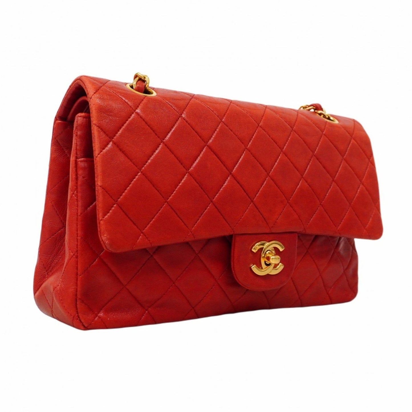 Chanel Matelasse Shoulder Bag With Double Flap And Chain