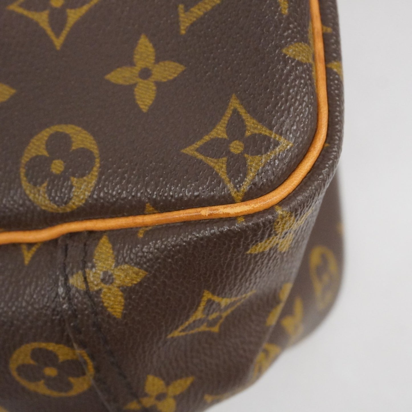 Louis Vuitton Monogram Deauville Handbag M47270 Brown