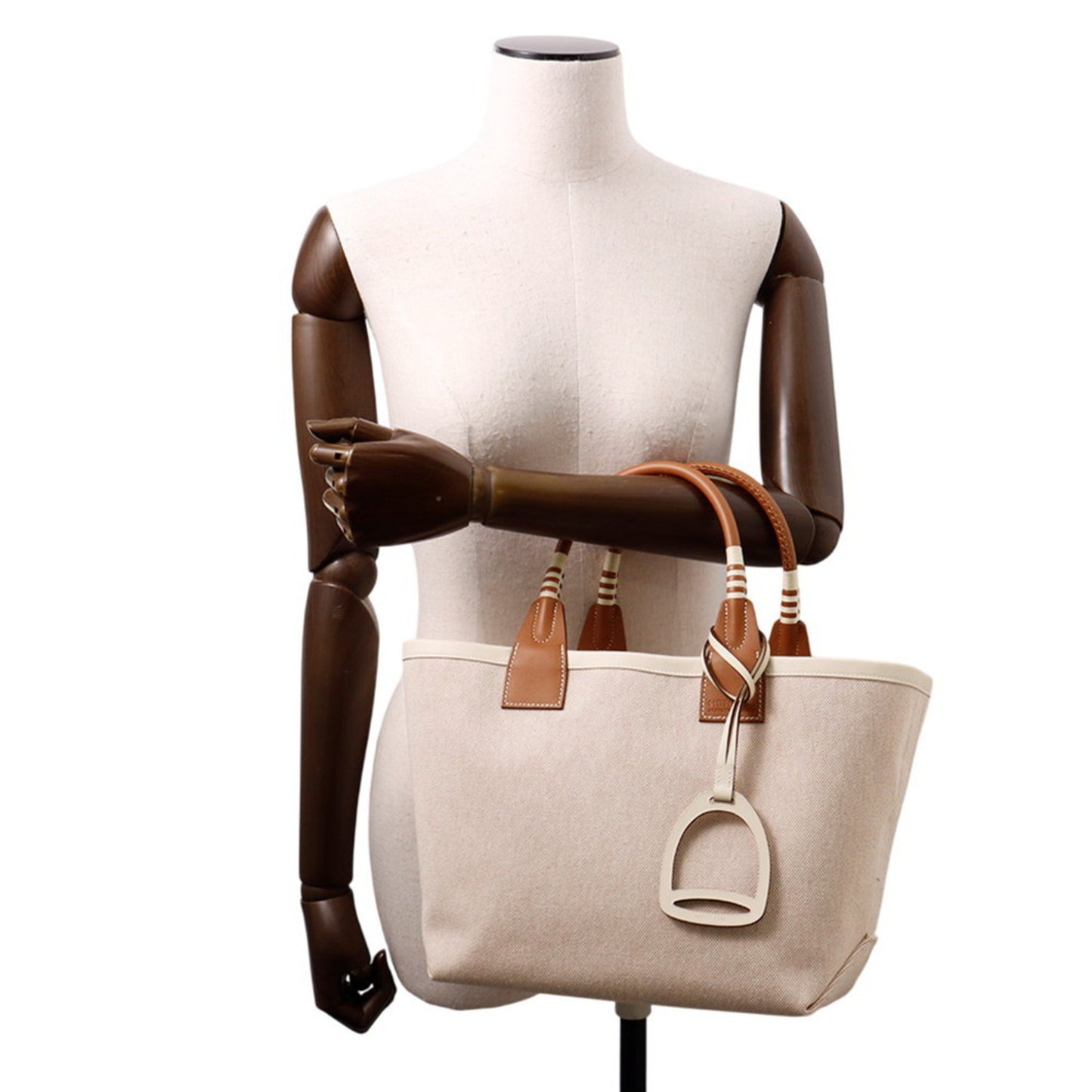 Hermes Herms Steeple 25 Tote Bag In Ecru