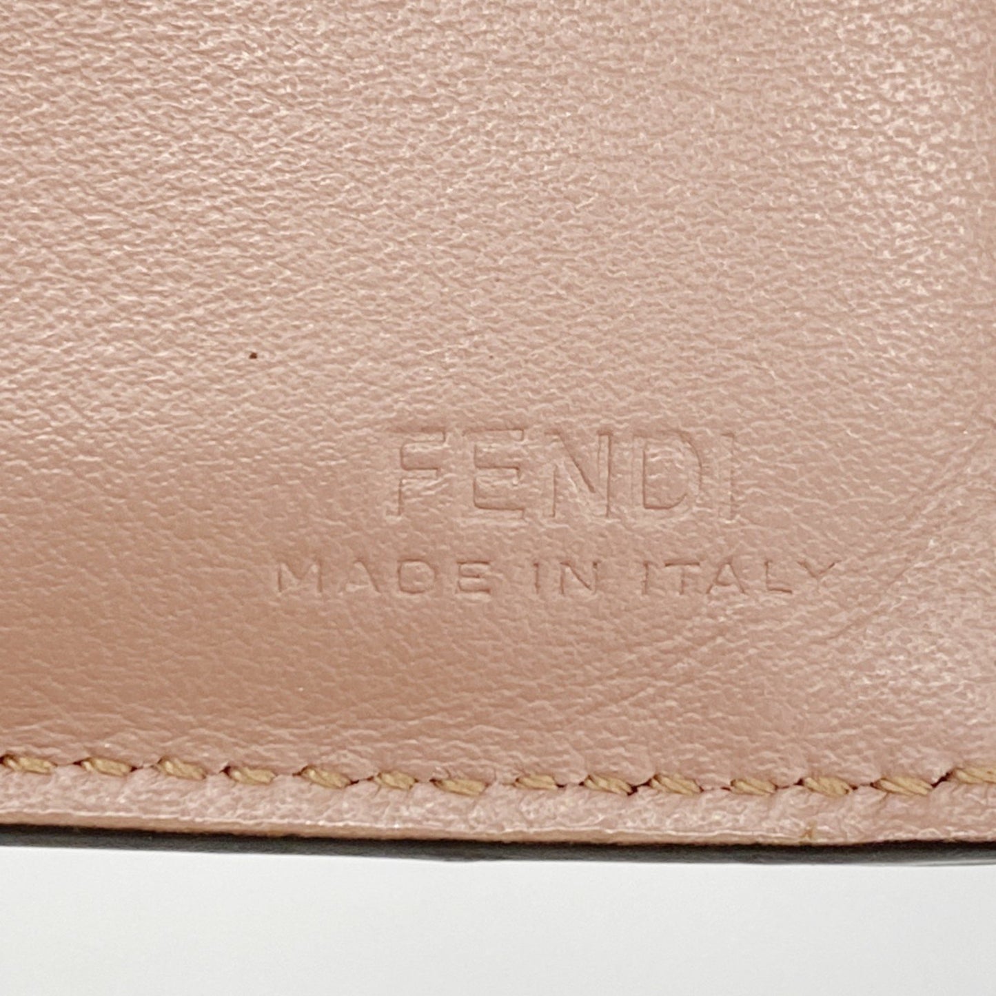 Fendi F Is Leather Wallet