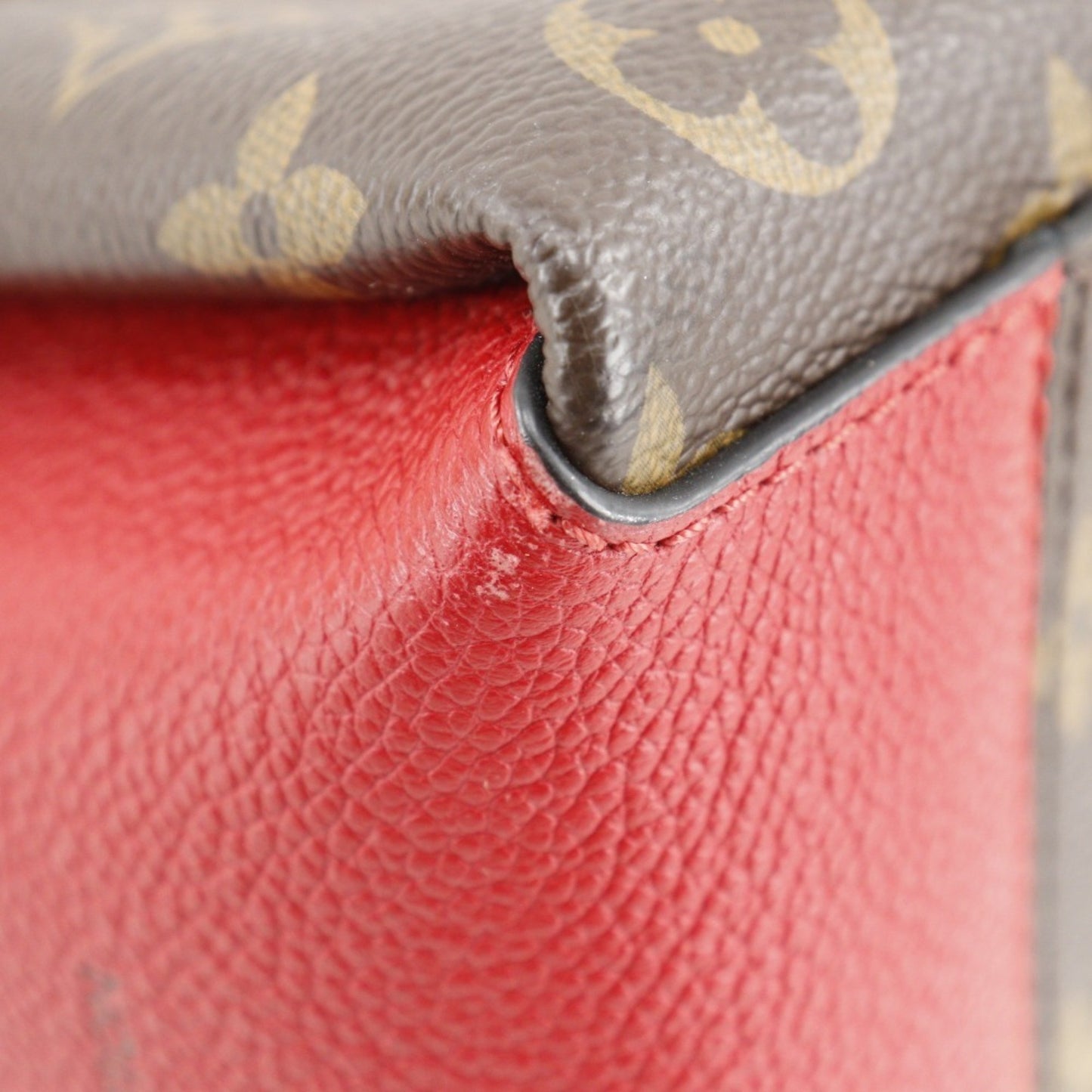 Louis Vuitton Louis Vuitton Soufflotnv Bb Handbag M44818 Monogram Canvas 2020 Brown/Red Tr1290