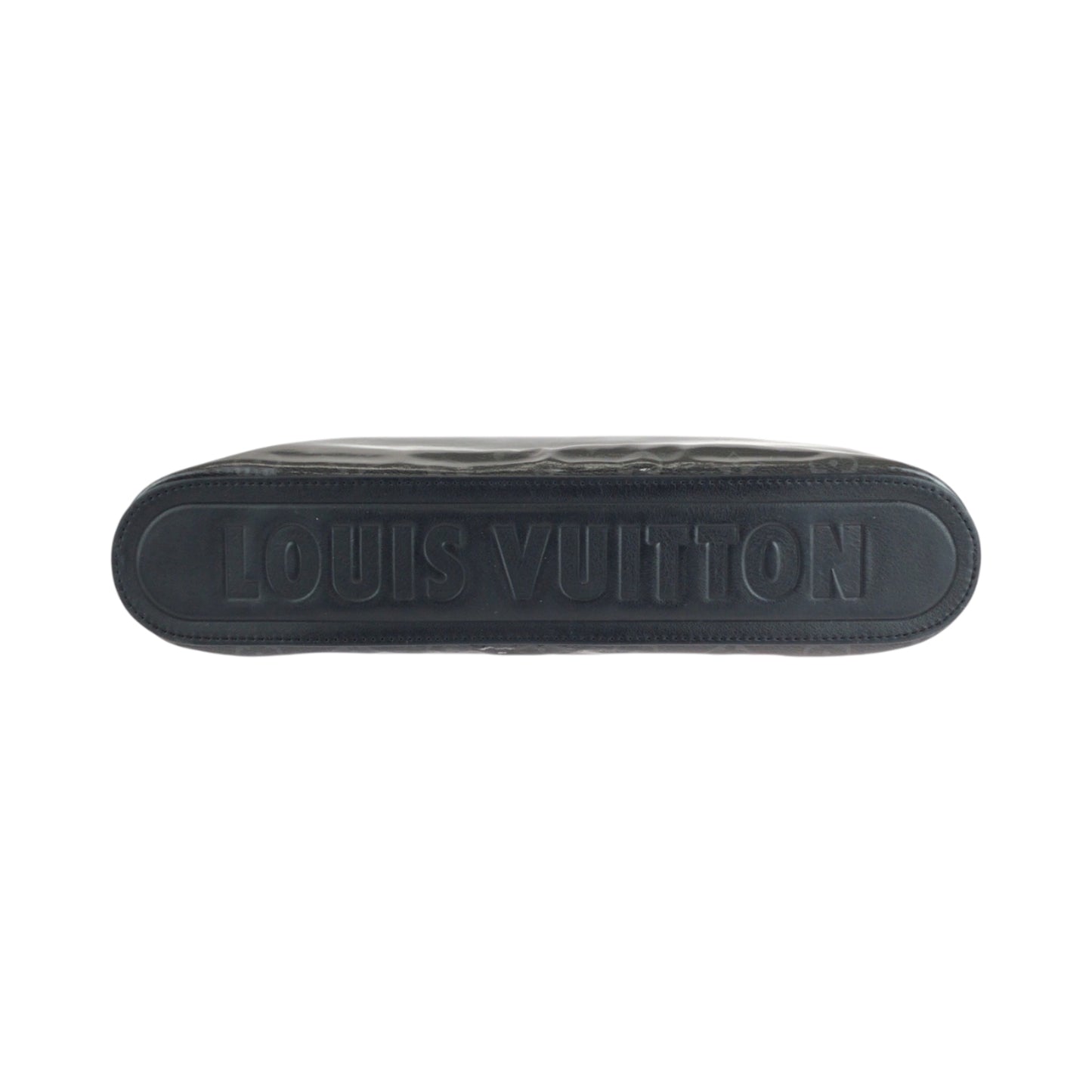 Louis Vuitton Louis Vuitton Monogram Eclipse Pochette Cosmos Black Silver Hardware Patent Leather