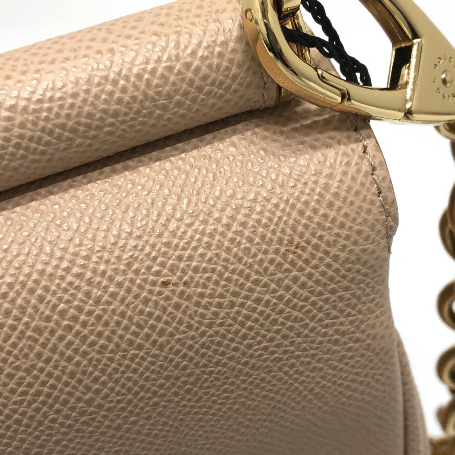 Dolce&Gabbana 2Way Bag Shoulder Bag Beige Goldhardware