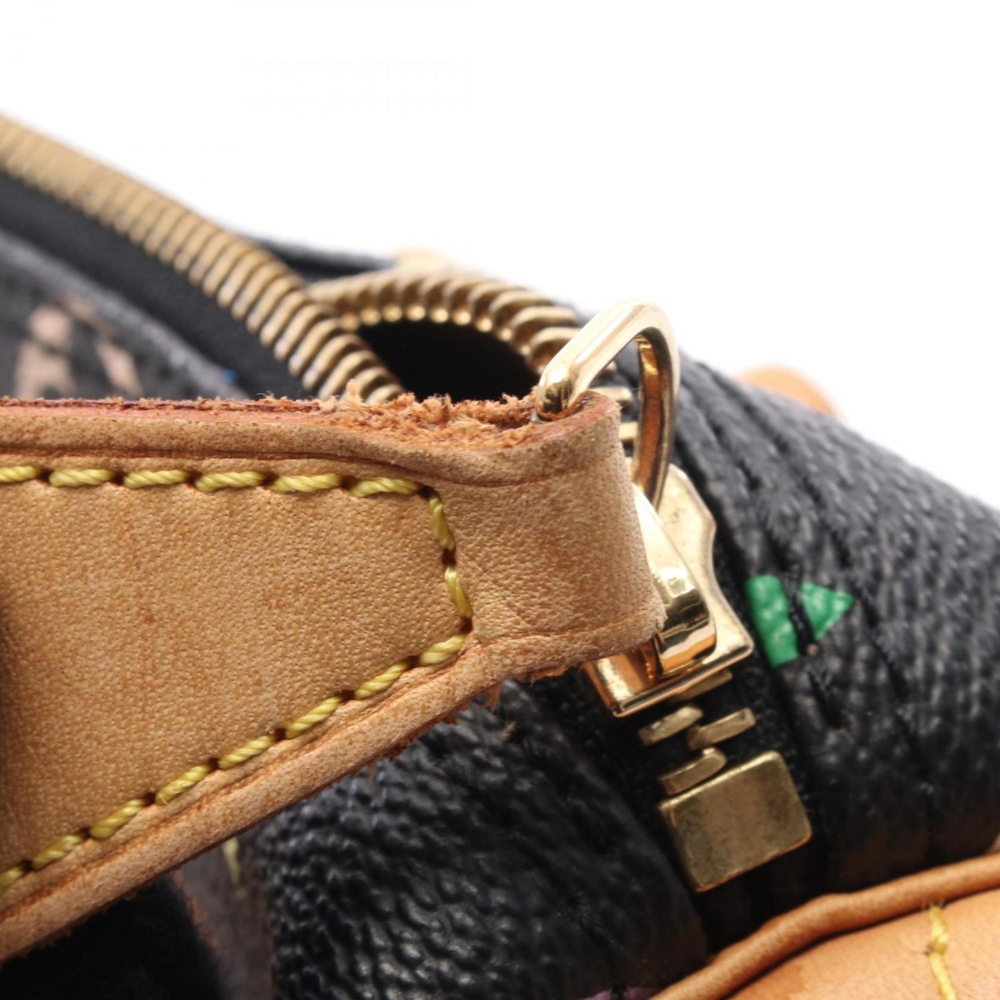 Louis Vuitton Speedy 30 Handbag Coated Canvas Leather Monogram Multicolor