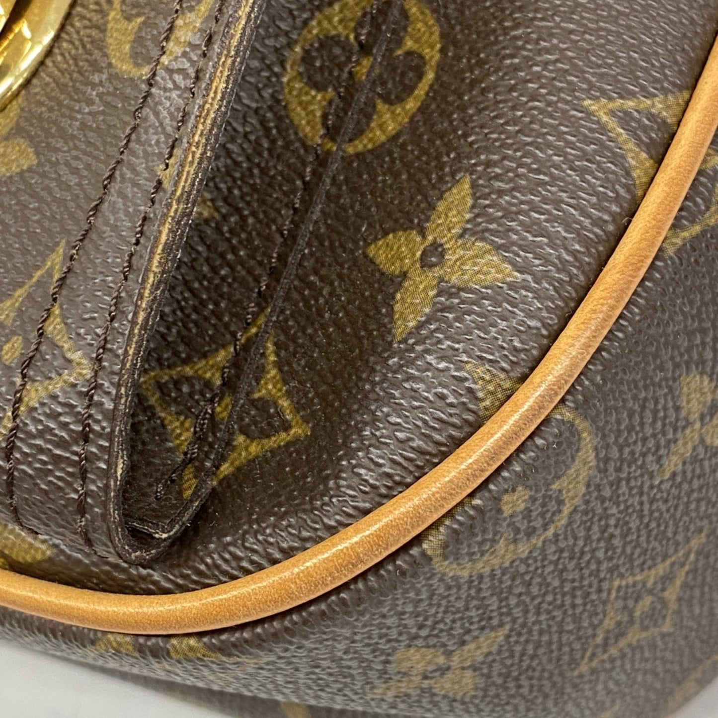 Louis Vuitton Monogram Hudson Gm Shoulder Bag M40045 Brown