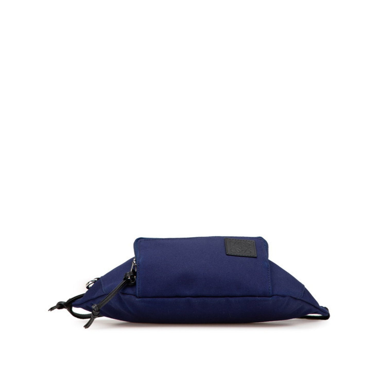 Loewe Anagram Waist Bag/Body Bag In Navy Canvas