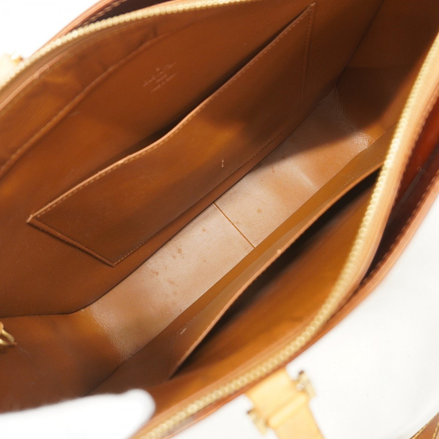 Louis Vuitton Vernis Columbus Tote Bag M91134 Bronze
