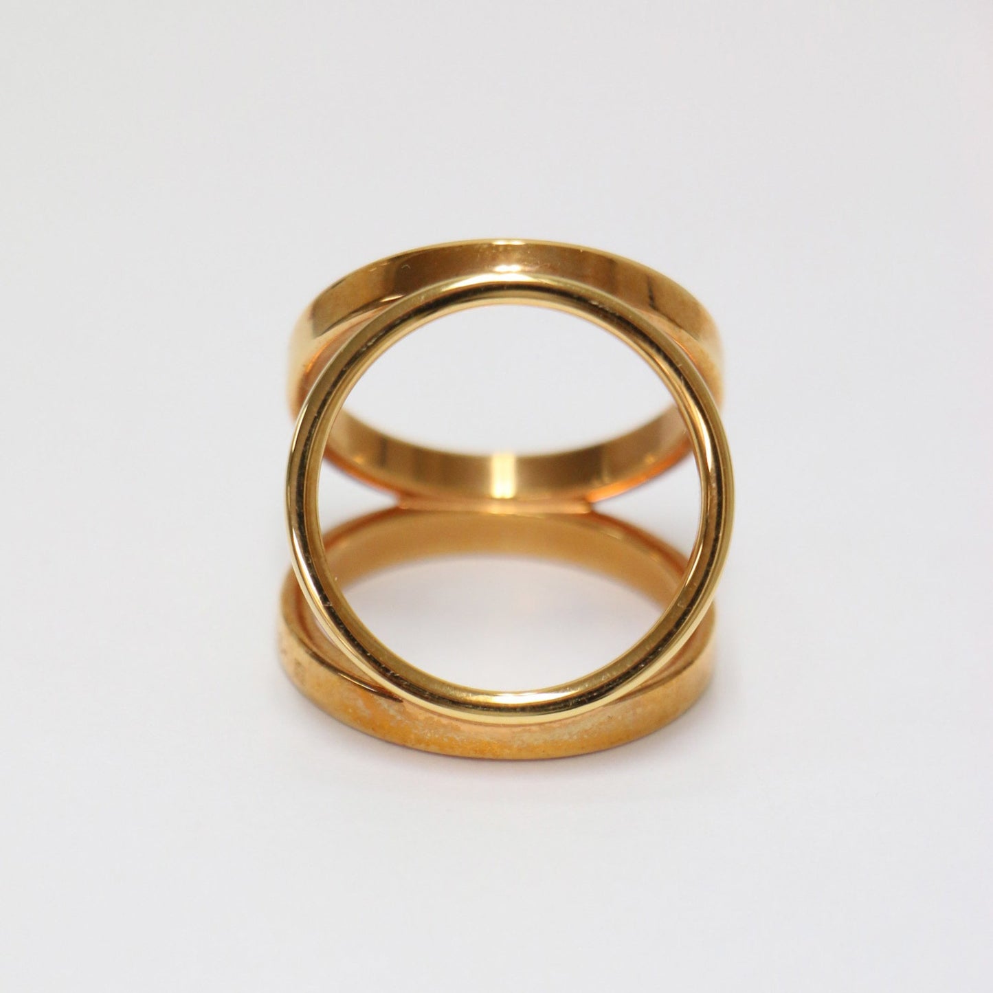 Hermes Hermes Scarf Ring 90 Trio Clasp Gold