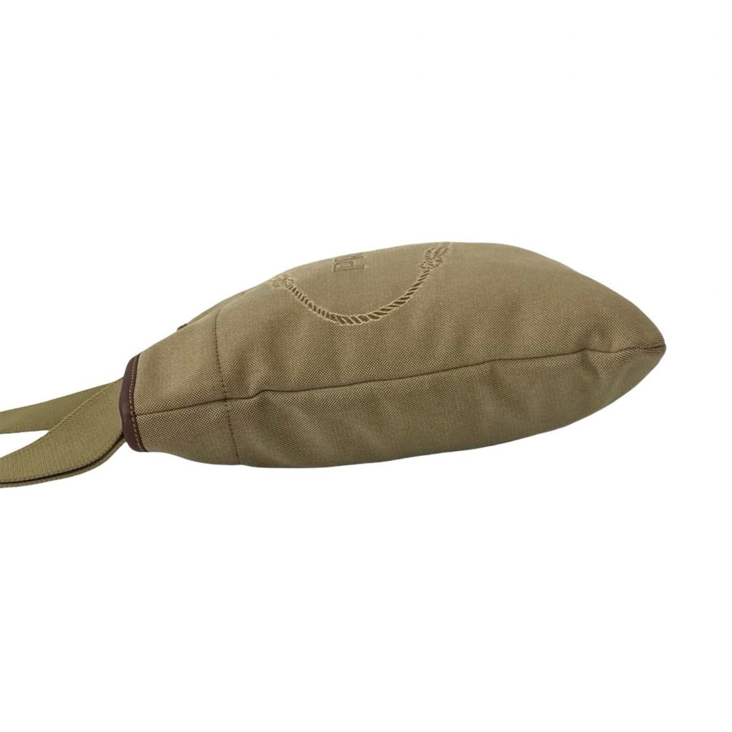 Prada Prada Logo Jacquard Canvas Leather Genuine Shoulder Bag/Crossbody Bag Beige 61972