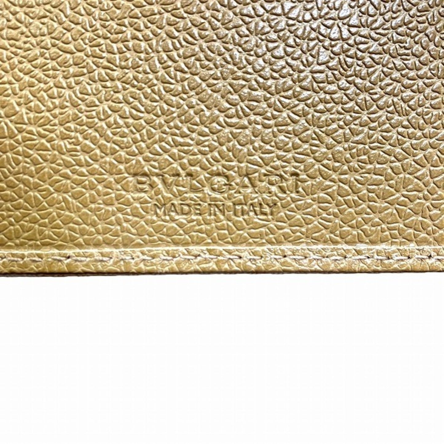 Bvlgari Mirelge White Leather Accessory Passport Case