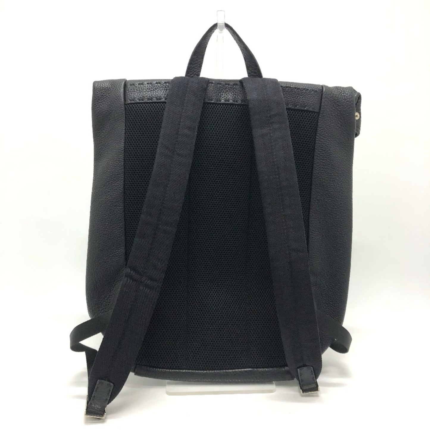 Fendi 7Vz011 Backpack Black Silverhardware