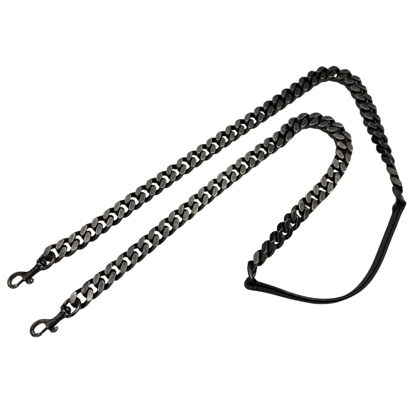 Saint Laurent Ysl College 600279 Chain Shoulder Bag In Black Leather