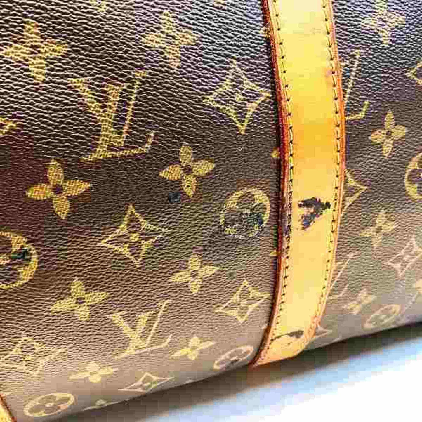 Louis Vuitton Monogram Keepall 55 M41424 Boston Bag