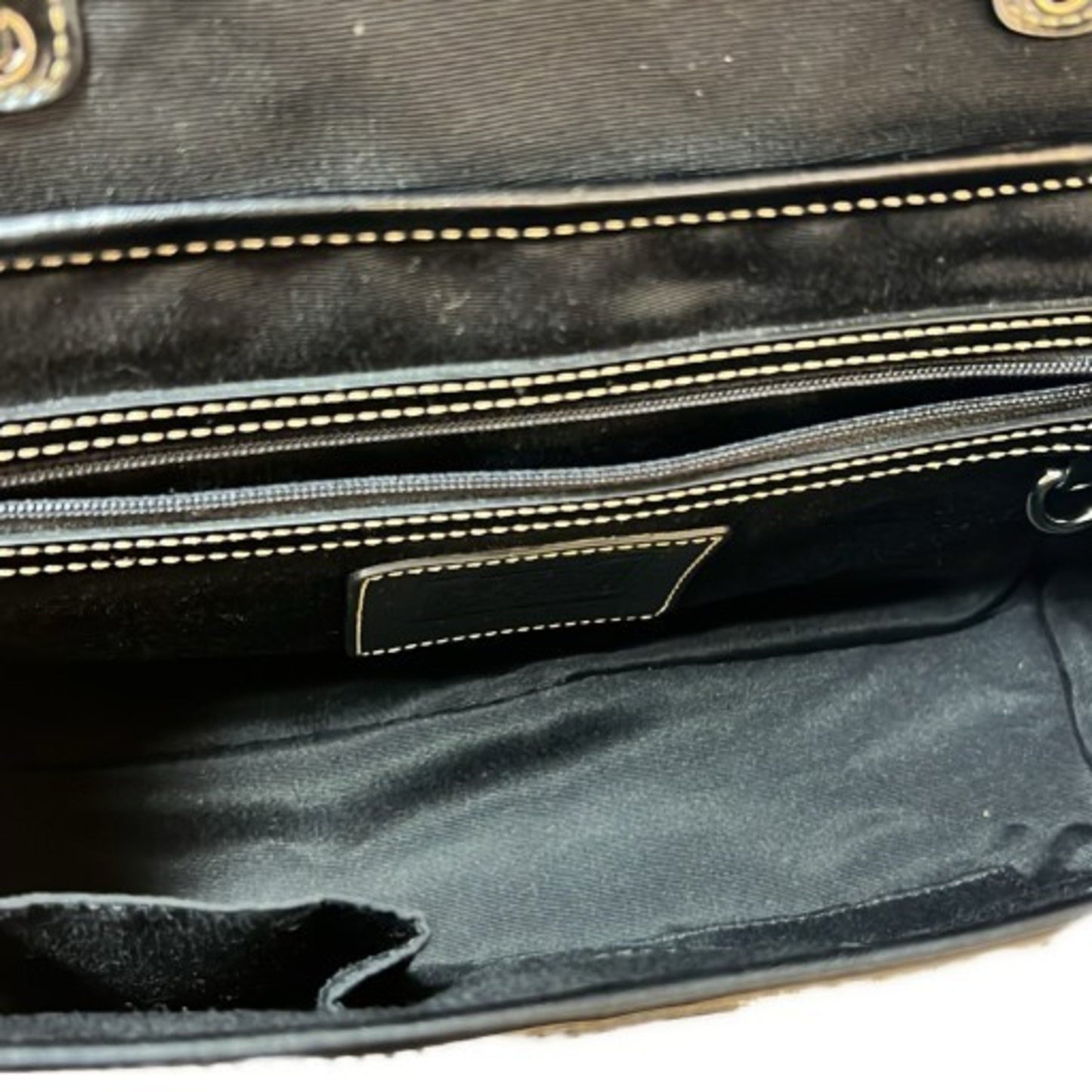 Coach Soho Mini Signature Handbag 7078 Black Leather Canvas Soho Mikunigaoka Store It9Dlg7Ozjg8