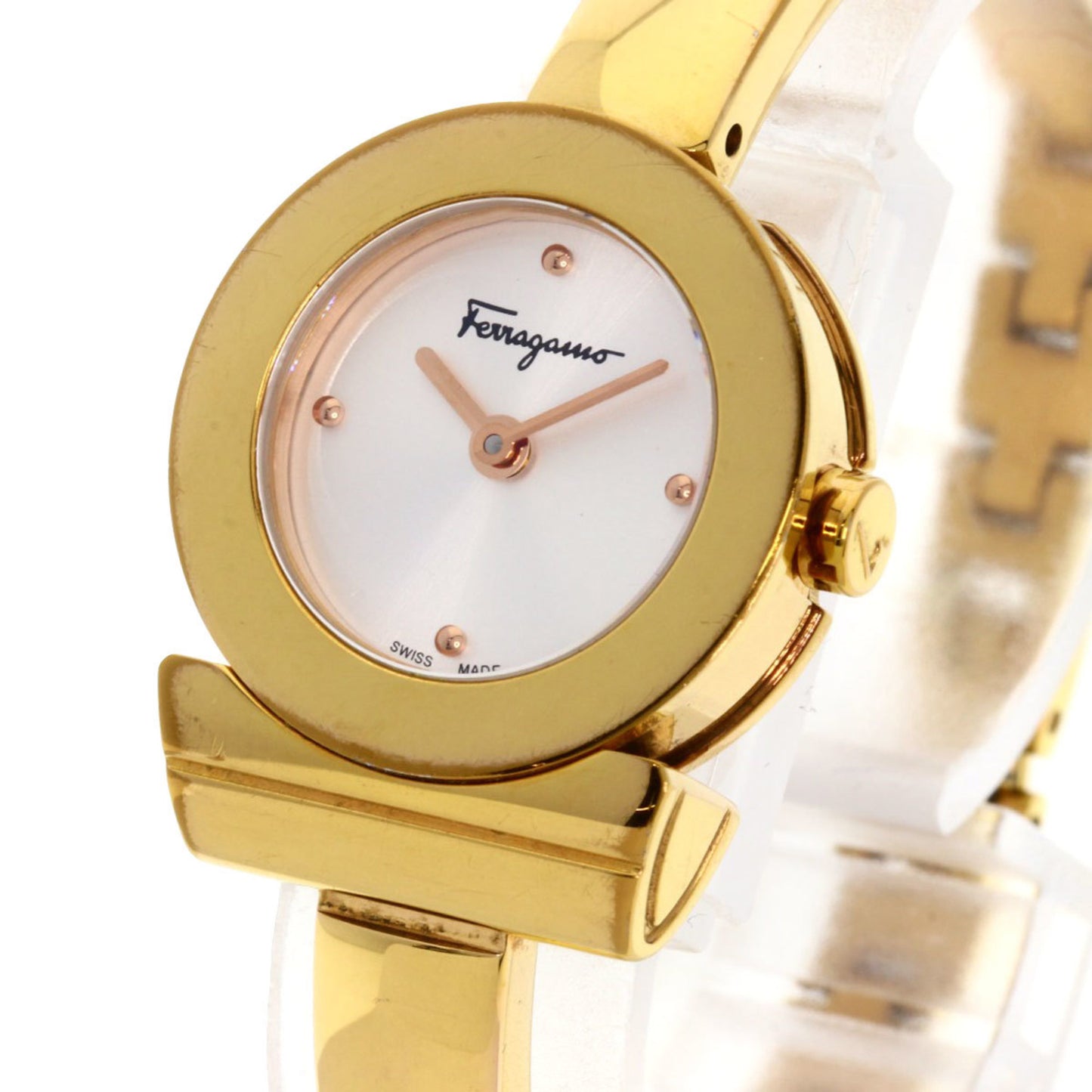 Salvatore Ferragamo Fr-Fq5050014 Gancini Watch Gp