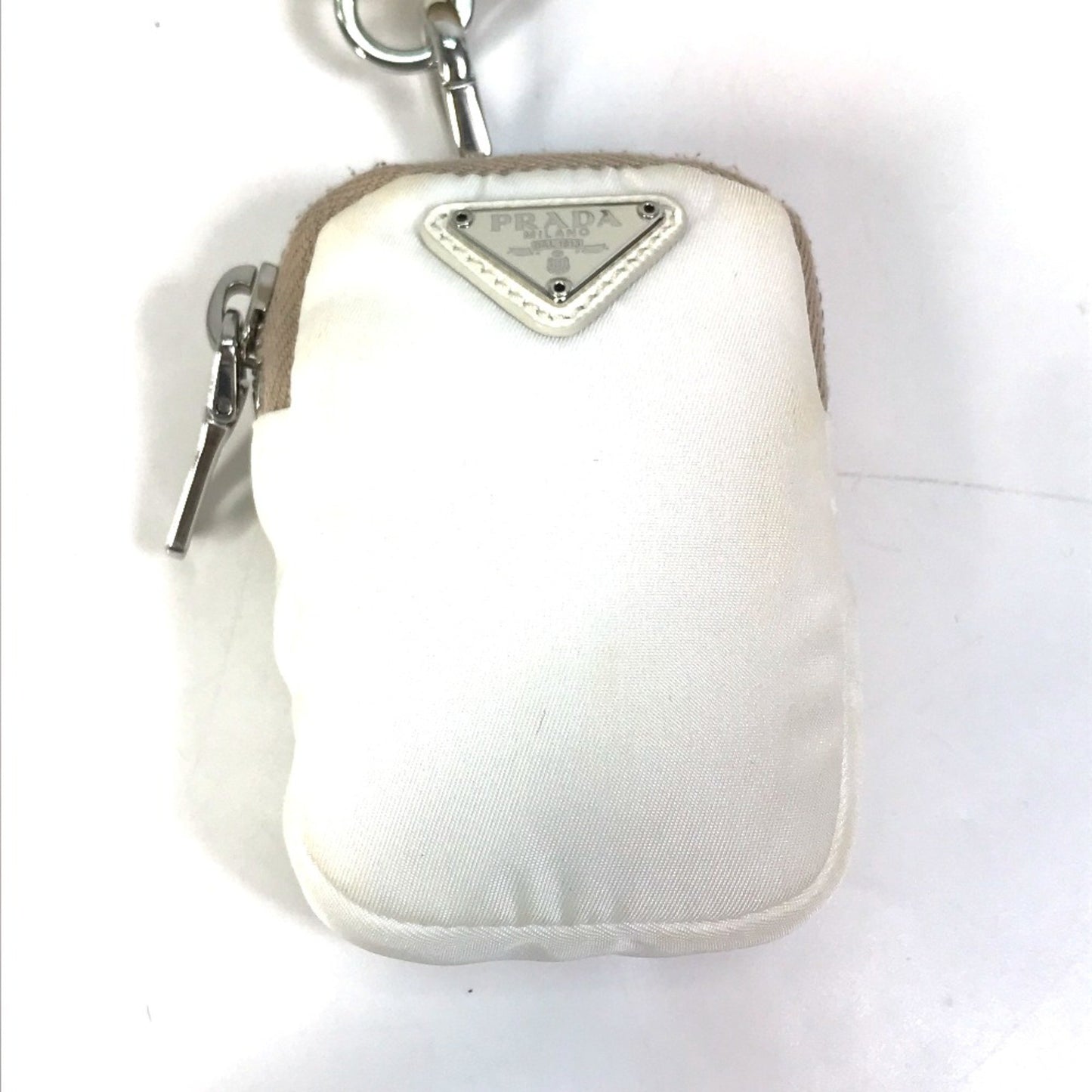 Prada 1Bh204 Triangle Logo Triangle Logo Plate Chain