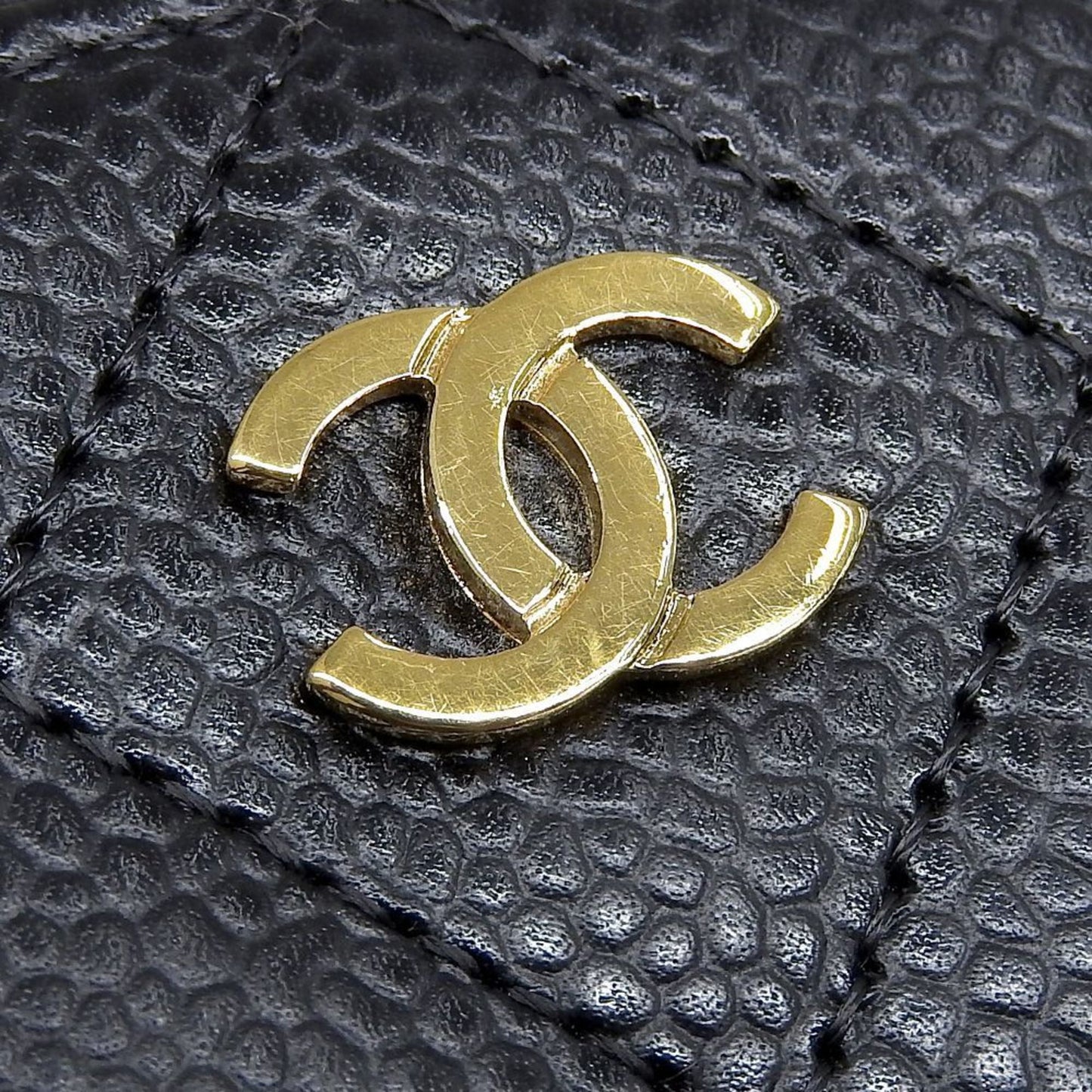 Chanel Coco Mark Round Long Wallet A50097