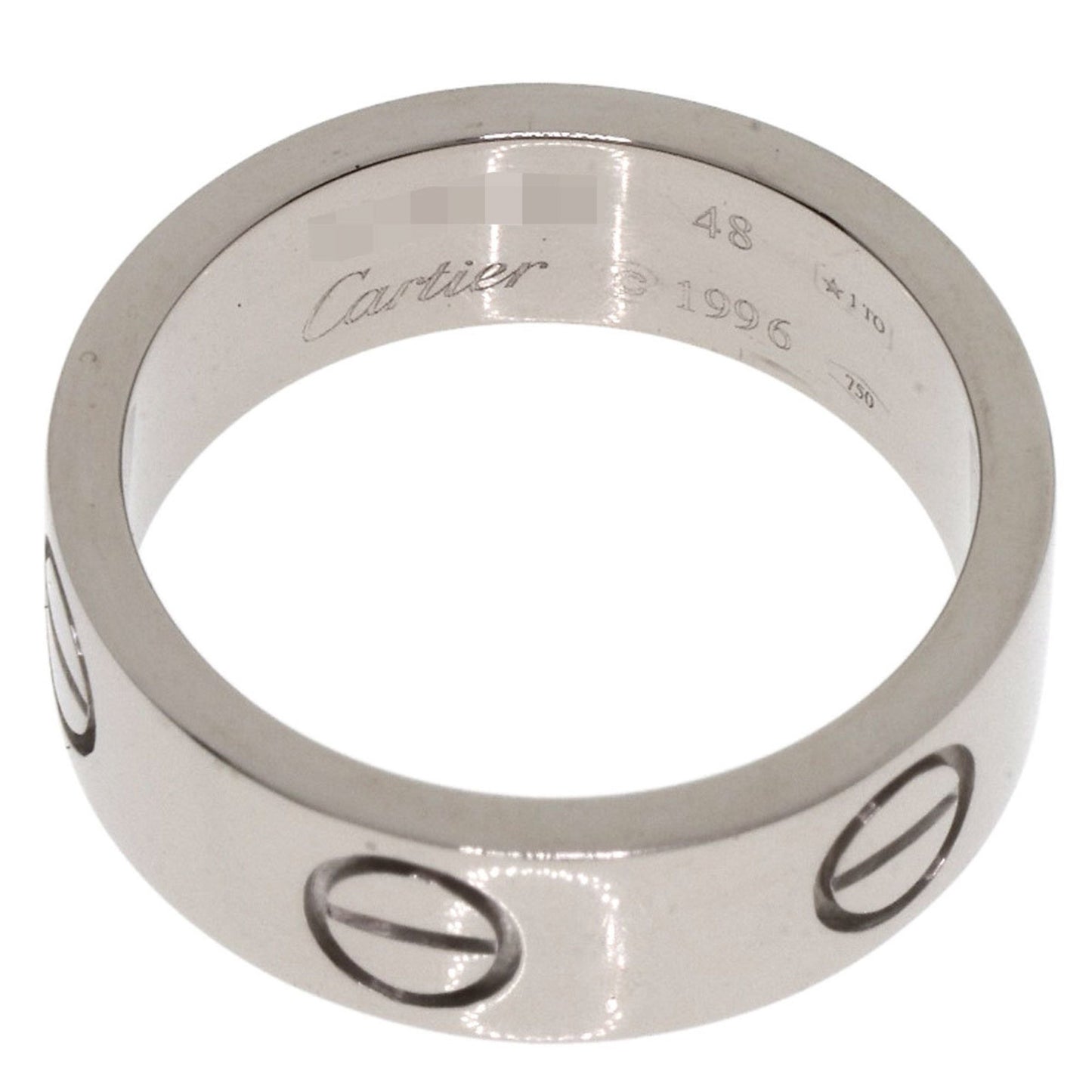Cartier Love Ring #48 18K White Gold