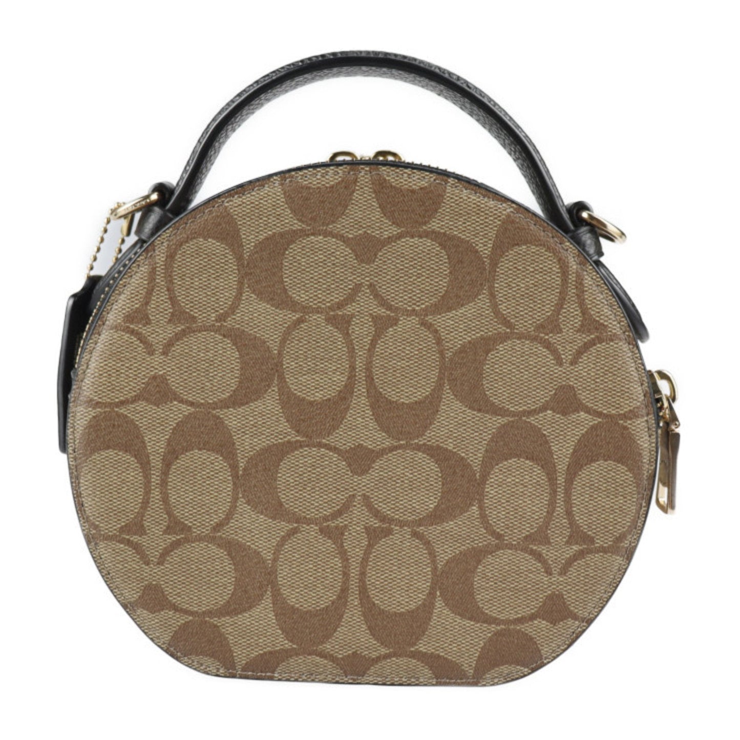 Coach Basquiat Canteen Crossbody Signature Handbag C5658 Leather Khaki Multicolor Shoulder Bag