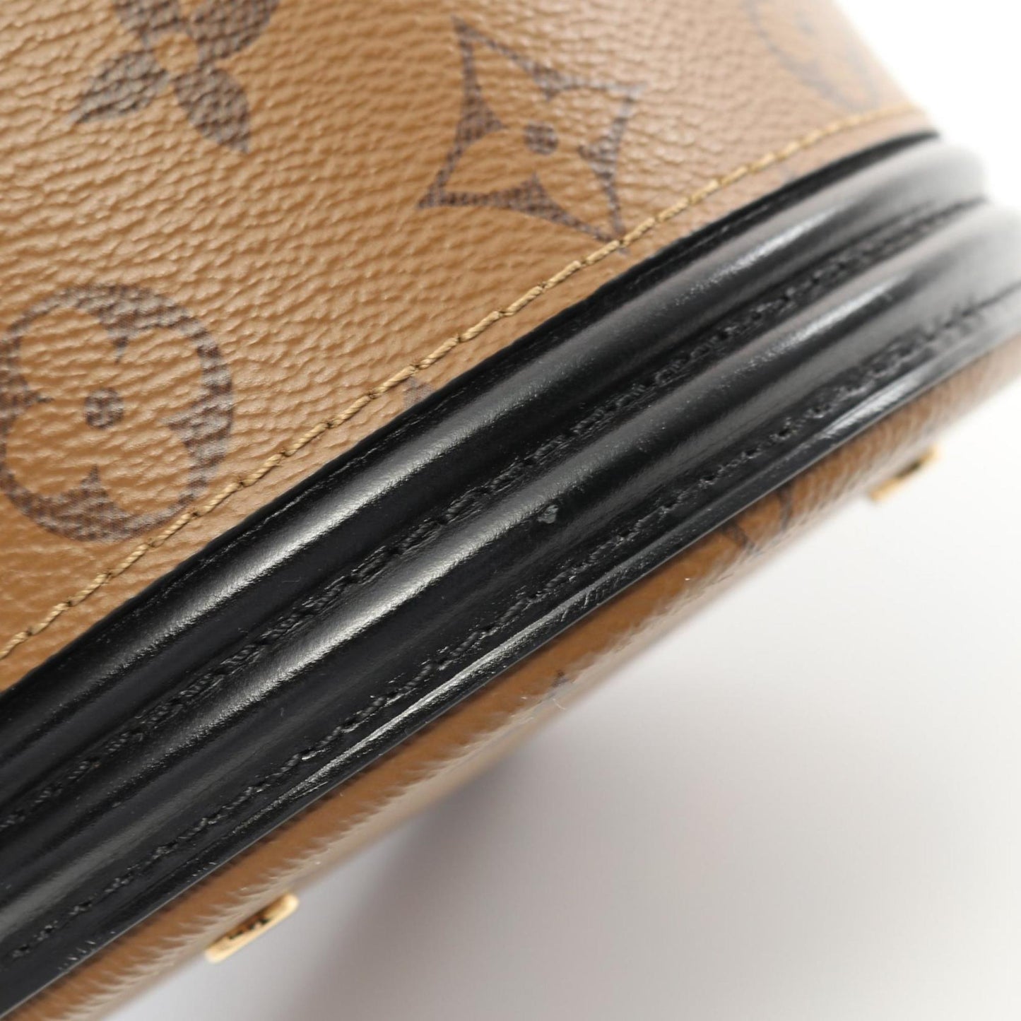 Louis Vuitton Louis Vuitton Cannes Monogram Reverse Handbag Coated Canvas Leather