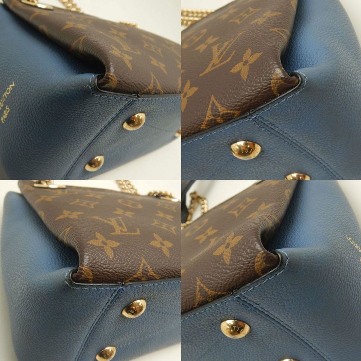 Louis Vuitton Monogram Surenne Bb M44299 Shoulder Bag Brown/Blue