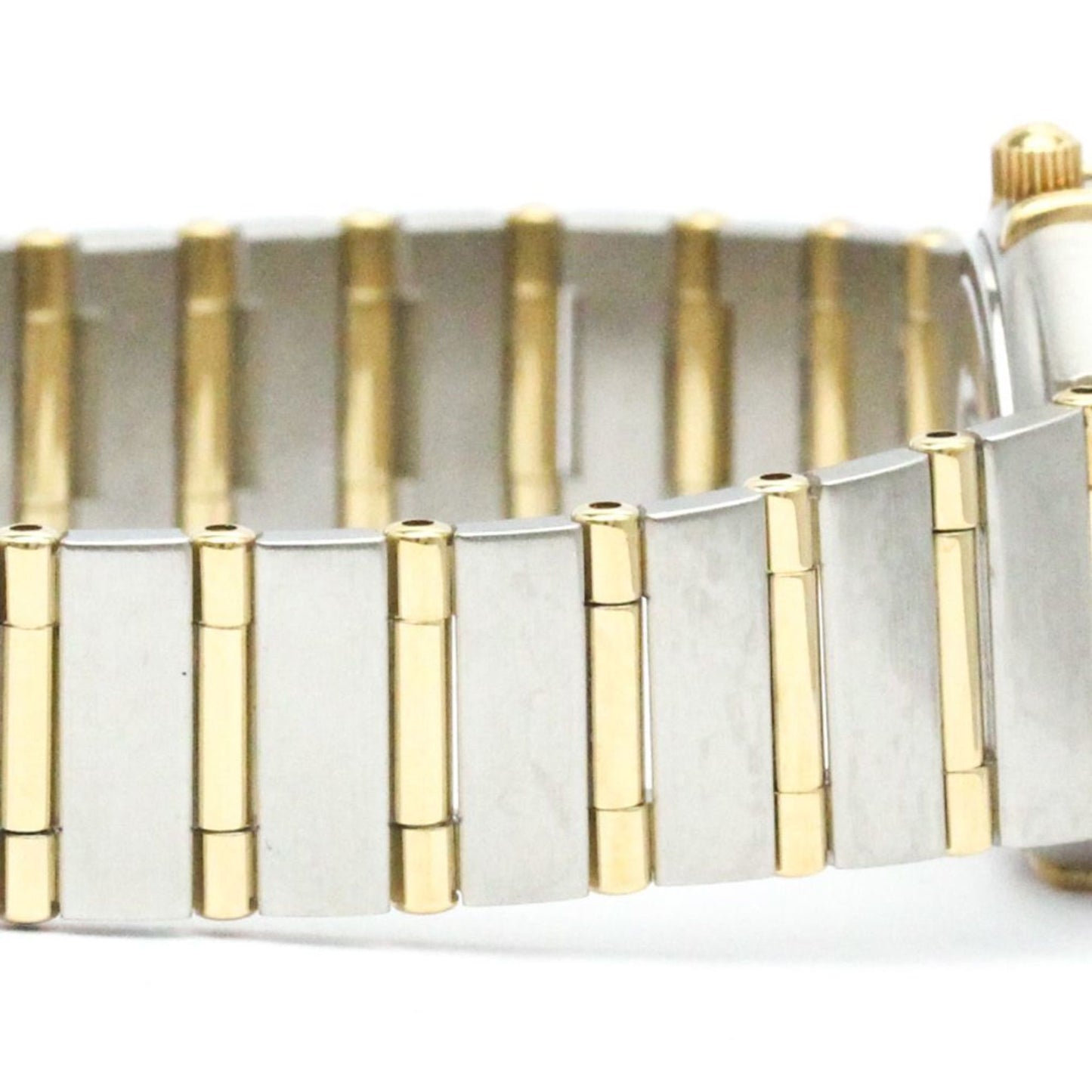 Polished Omega Constellation Diamond 18K Gold Steel Watch 1267.30 Bf581978