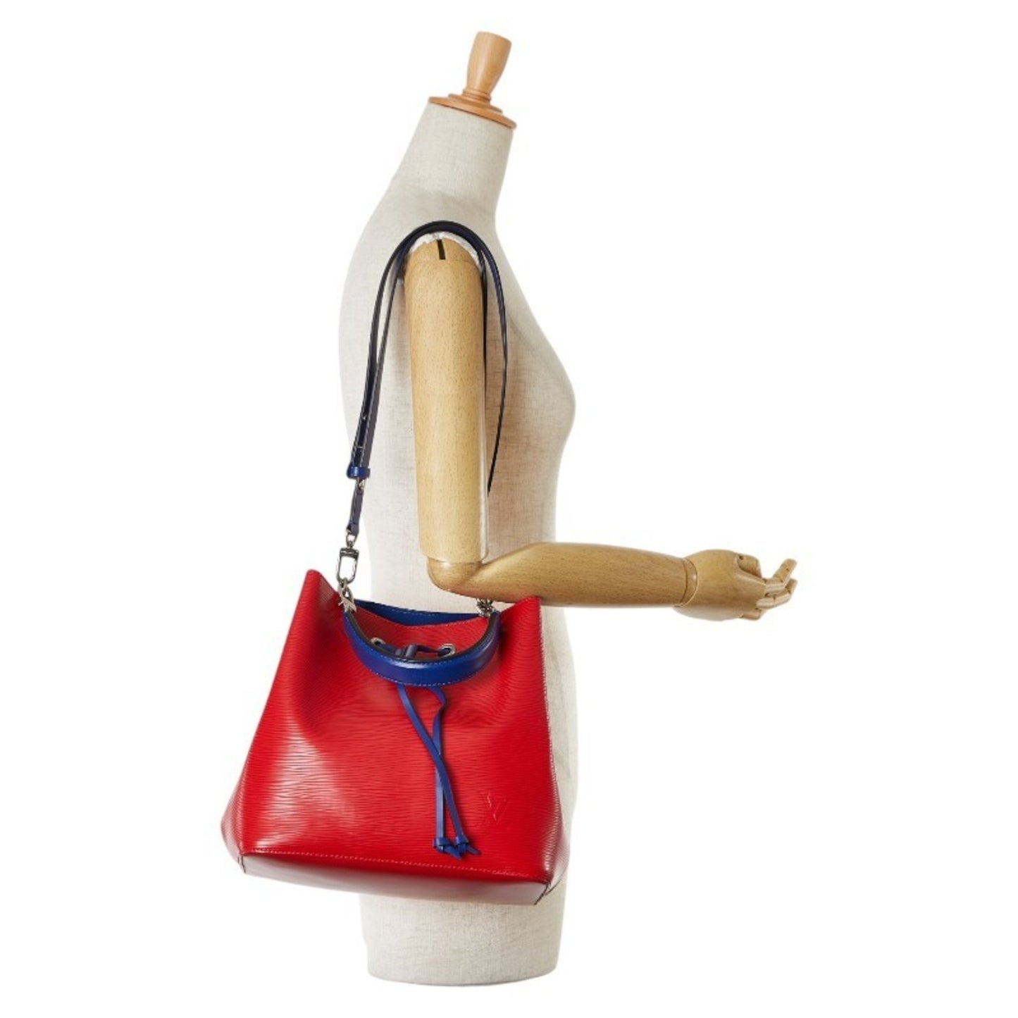 Louis Vuitton Epi Neonoe Handbag Shoulder Bag M54365 Coquelicot Blue Leather