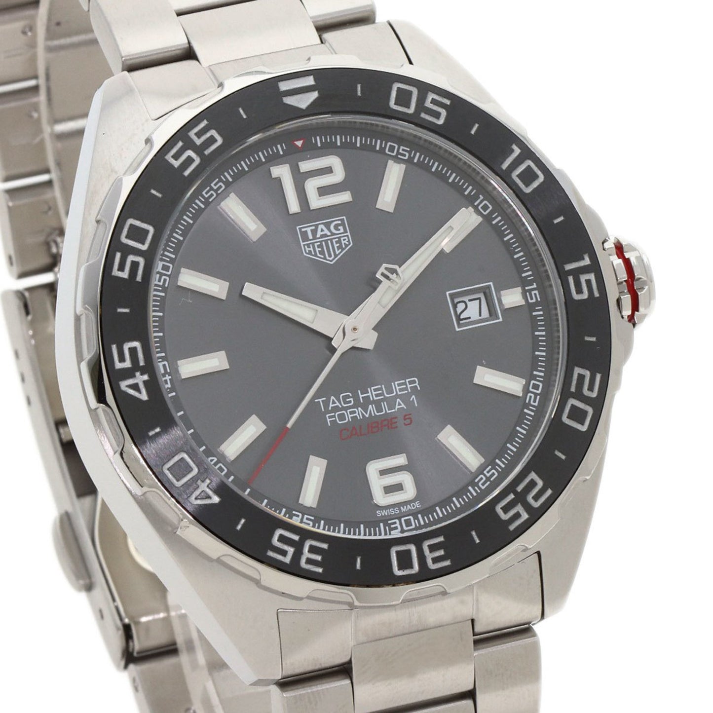 Tag Heuer Wa2011.Ba0842 Formula 1 Calibre 5 Date Watch Stainless Steel Ss