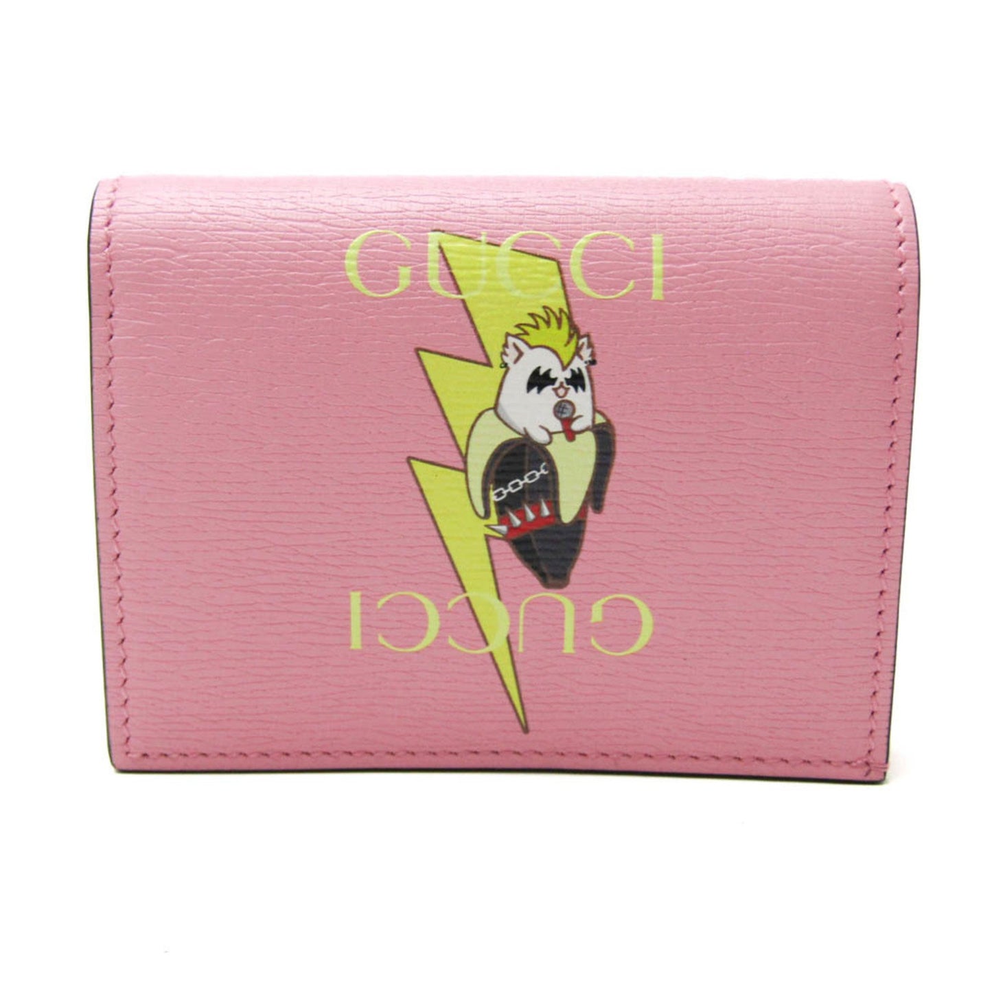 Gucci Bananya 701009 Women'S Leather Wallet (Bi-Fold) Multi-Color
