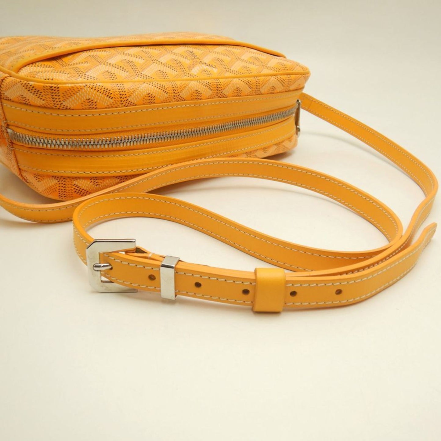 Goyard Goyard Cap Vert Pm Capve2Pmlty08Cl08P Shoulder Bag In Coated Canvas And Leather