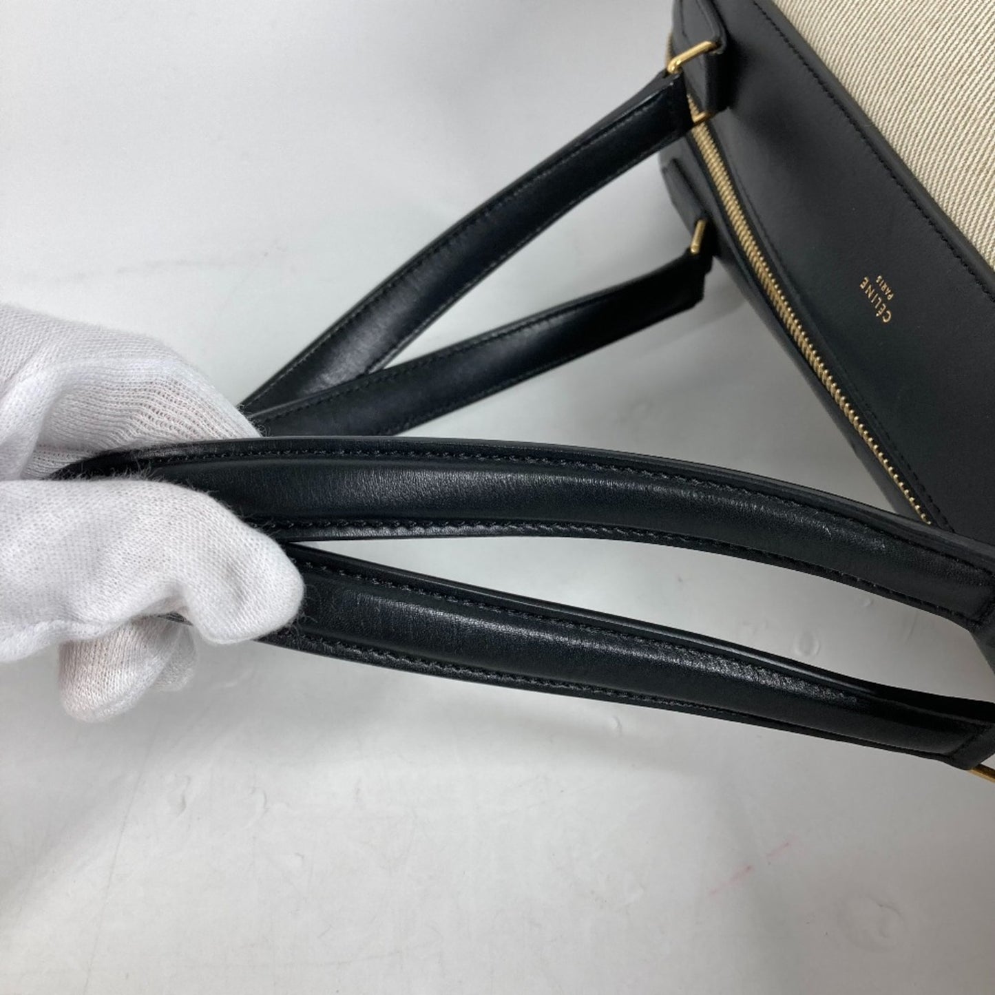 Celine Bag Shawl Tote Bag Shoulder Bag Ivorybased Black