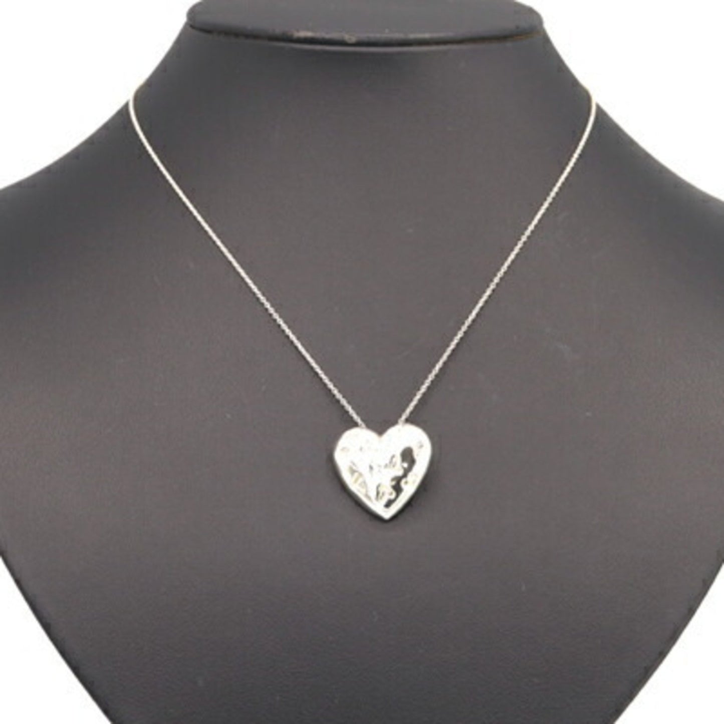 Tiffany Necklace Heart Sv Sterling Silver 925 Pendant