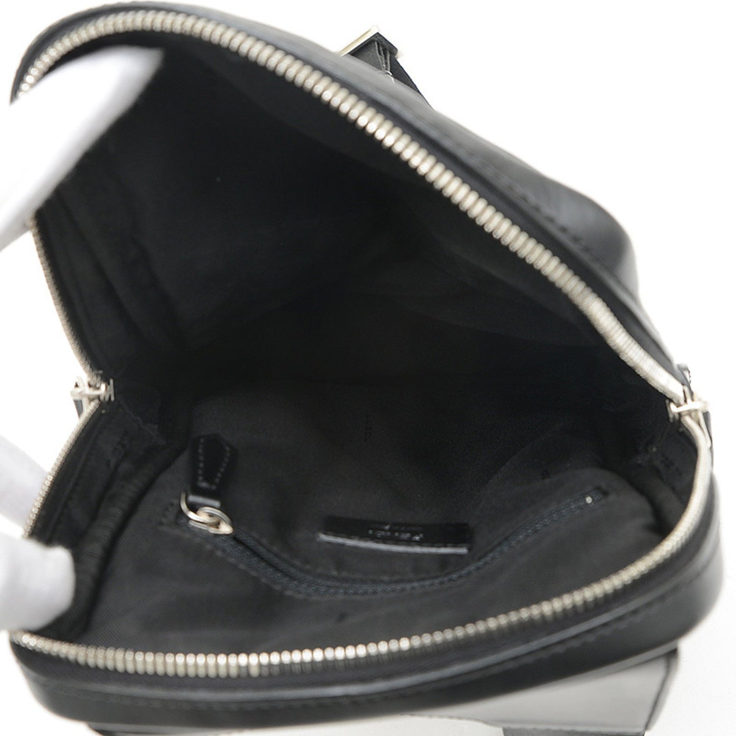 Fendi Monster Body Bag Nylon Leather Black 7Vz033