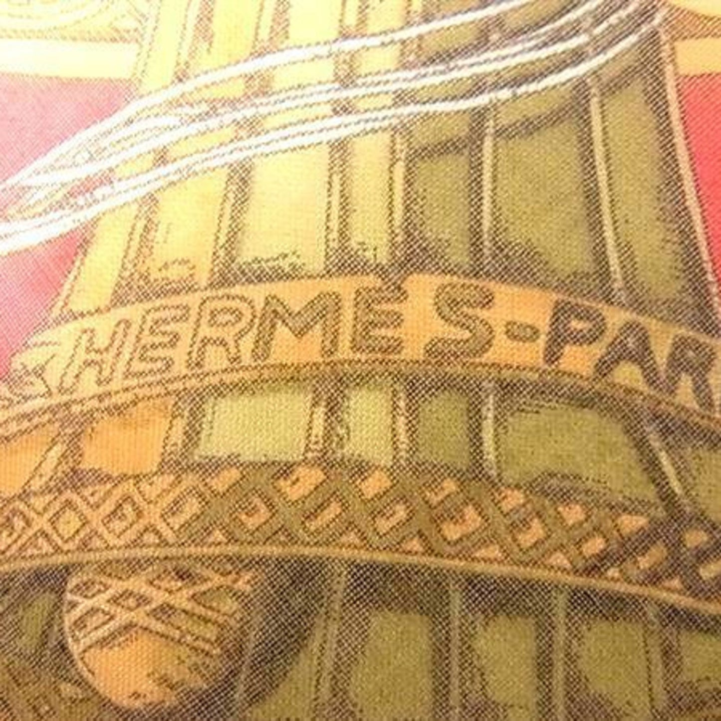 Hermes Amours Carr 40 Scarf - Red Multicolor