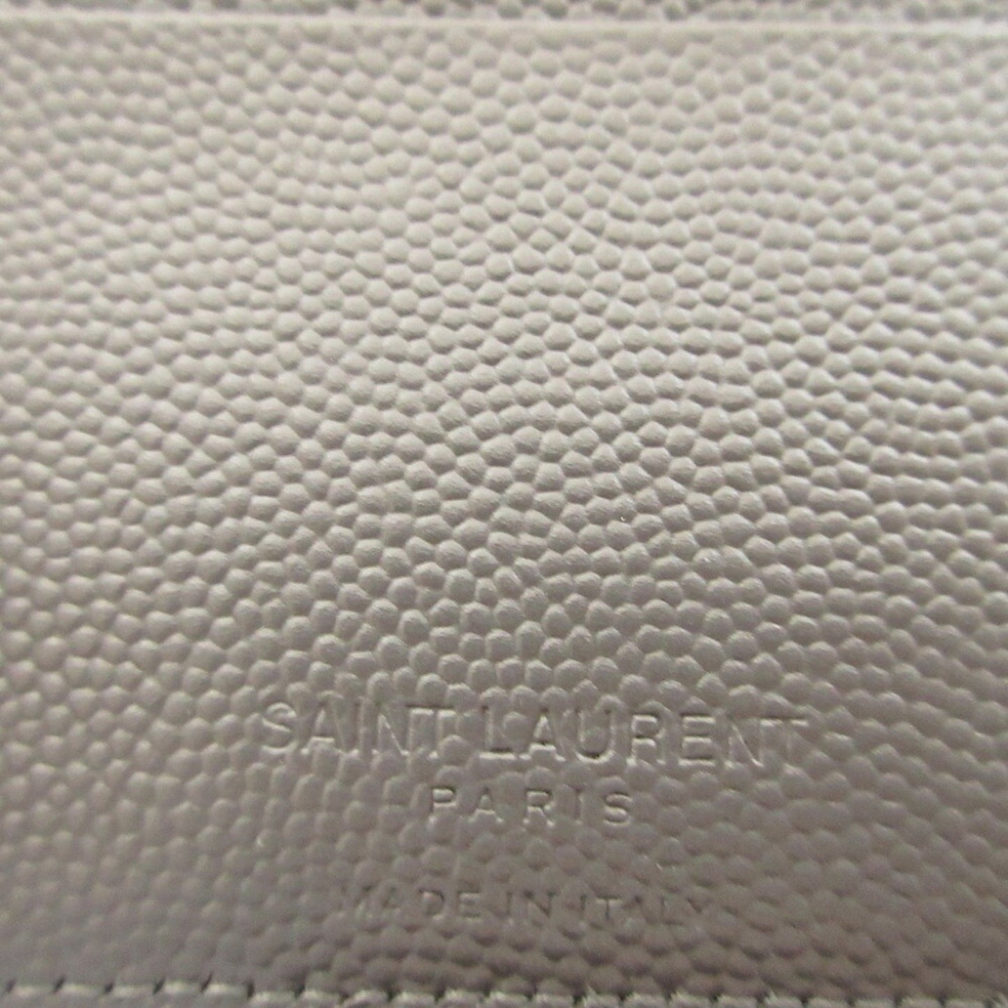 Yves Saint Laurent Saint Laurent Paris 396303 Leather Grey Bi-Fold Wallet 1552Saint Laurent Paris