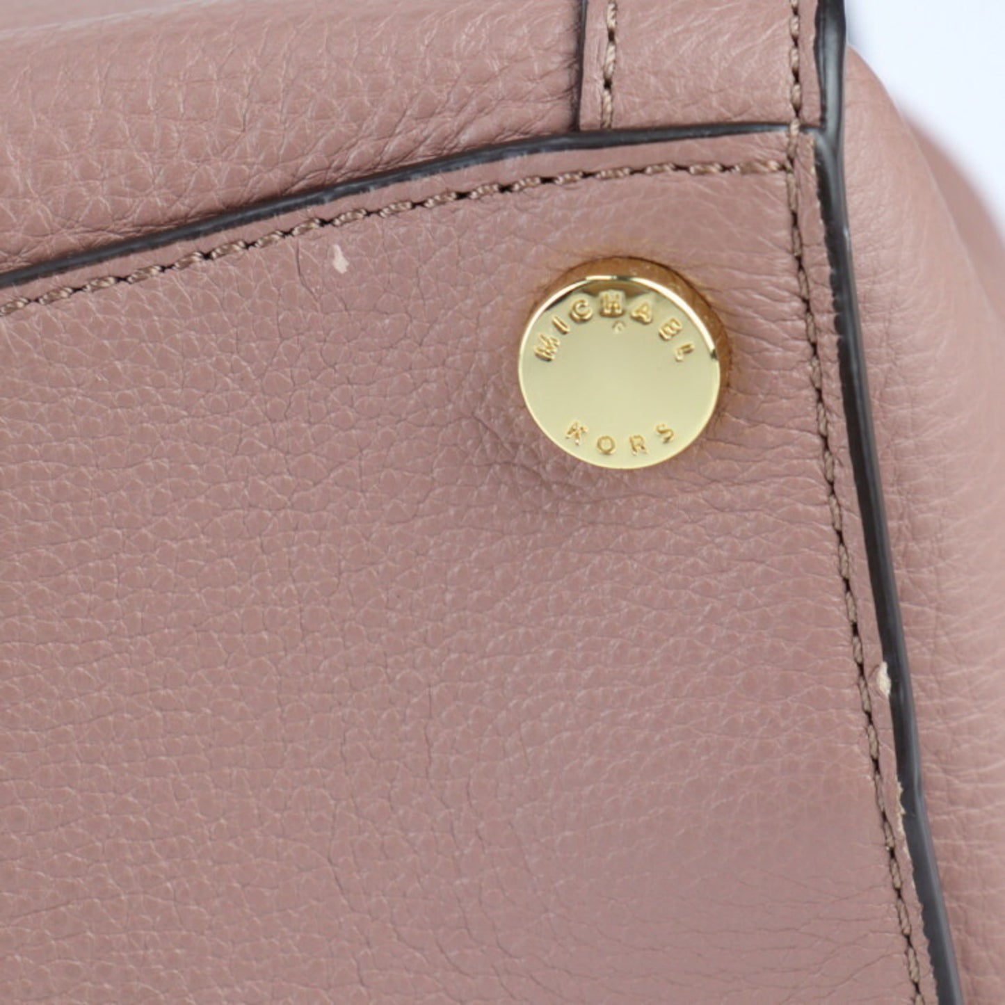 Michael Kors Collins Md Collins Medium Satchel Handbag 30F5Gies1L Leather Pink Shoulder Bag Tote