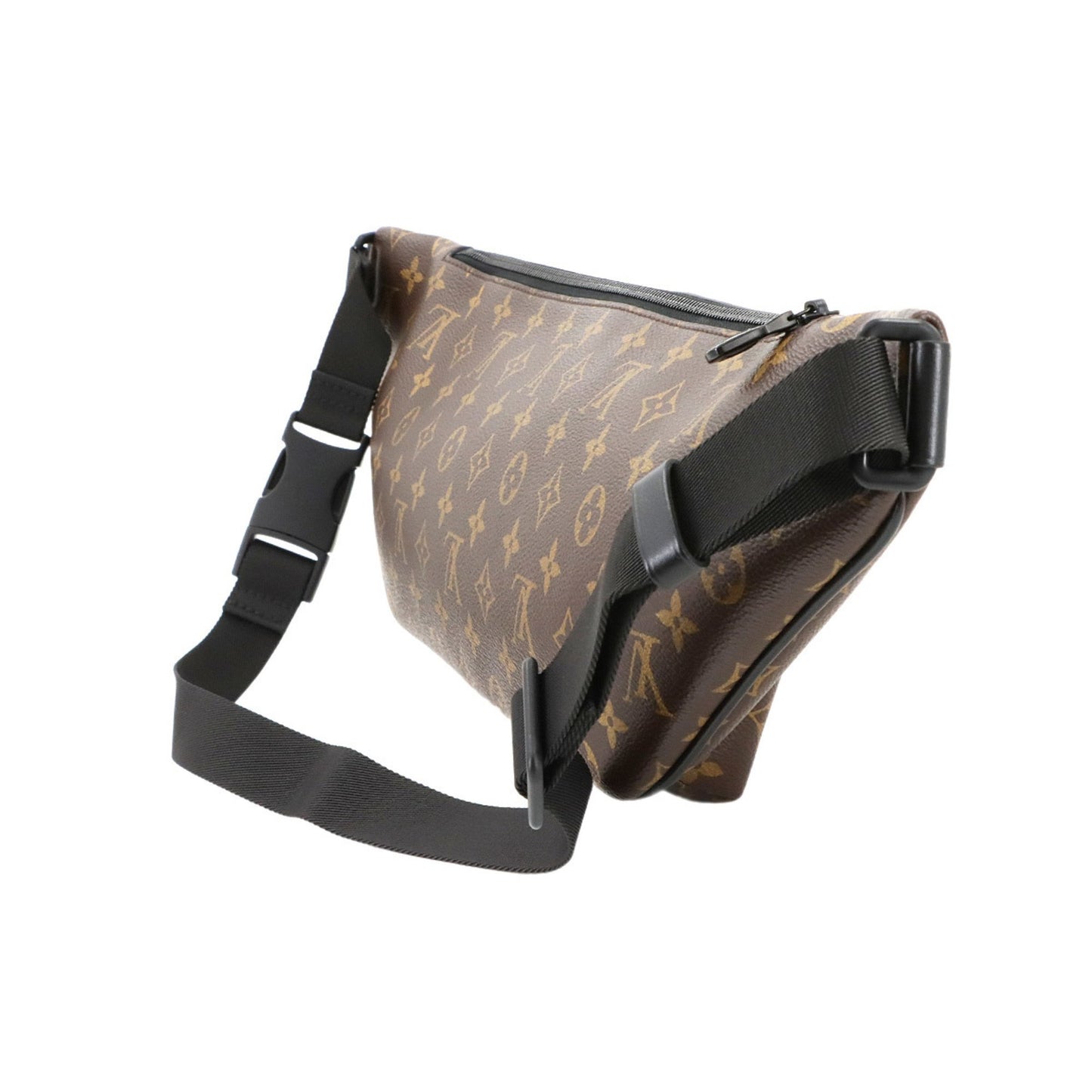 Louis Vuitton Louis Vuitton Monogram Macassar Christopher Bum Bag Body Waist Pouch Black M45337