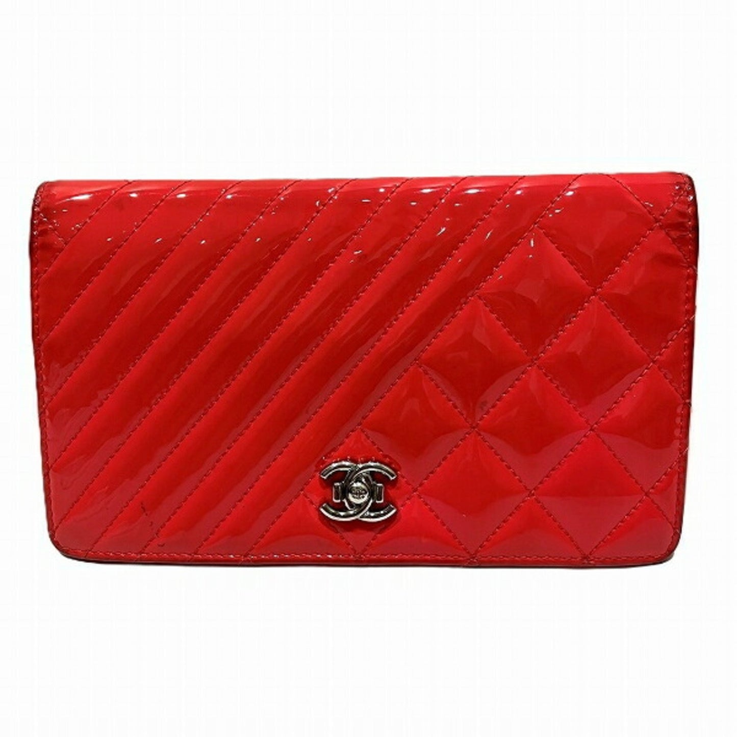 Chanel Boy Red Long Wallet
