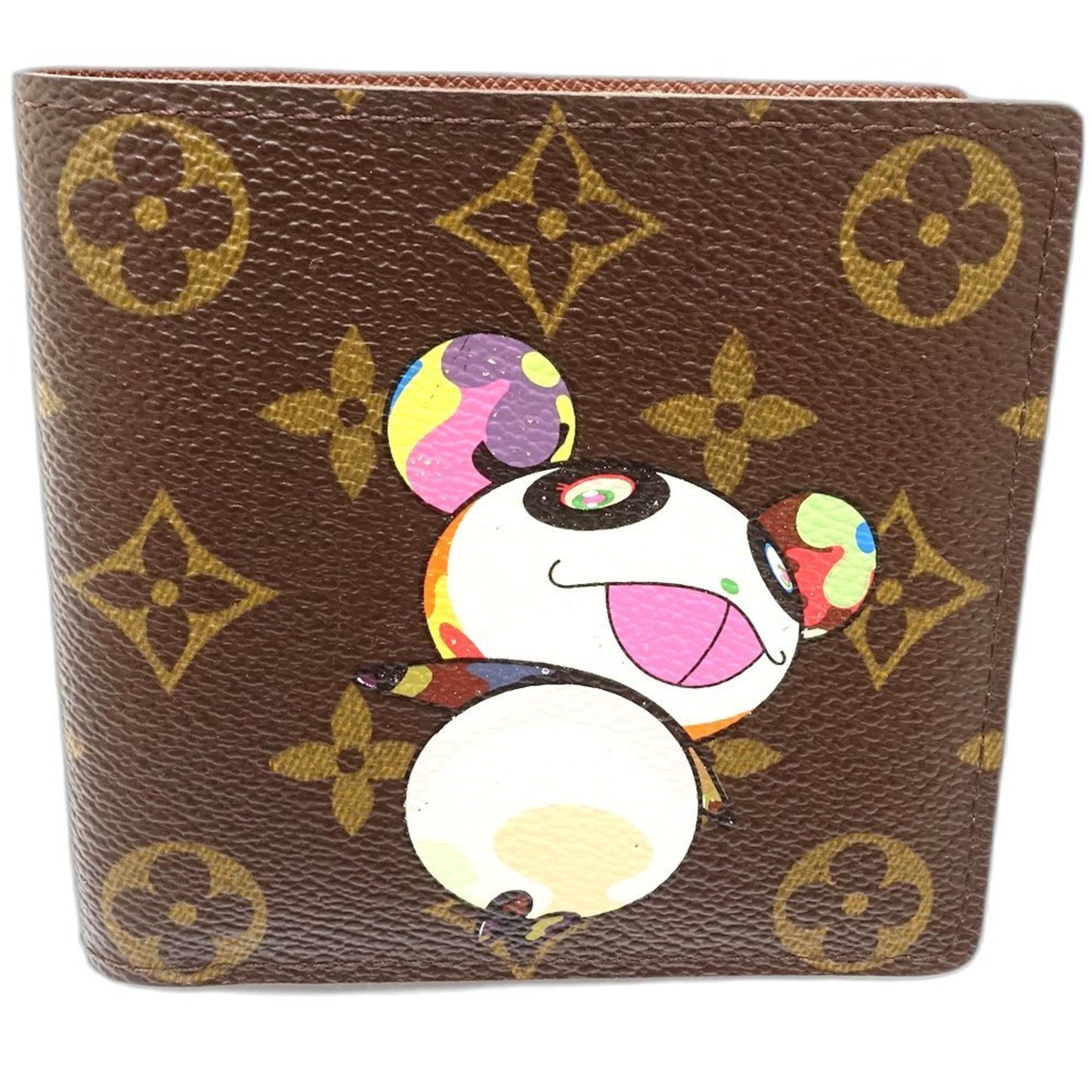 Louis Vuitton Louis Vuitton Monogram Bi-Fold Wallet M61666 Portefeuille Marco Takashi Murakami