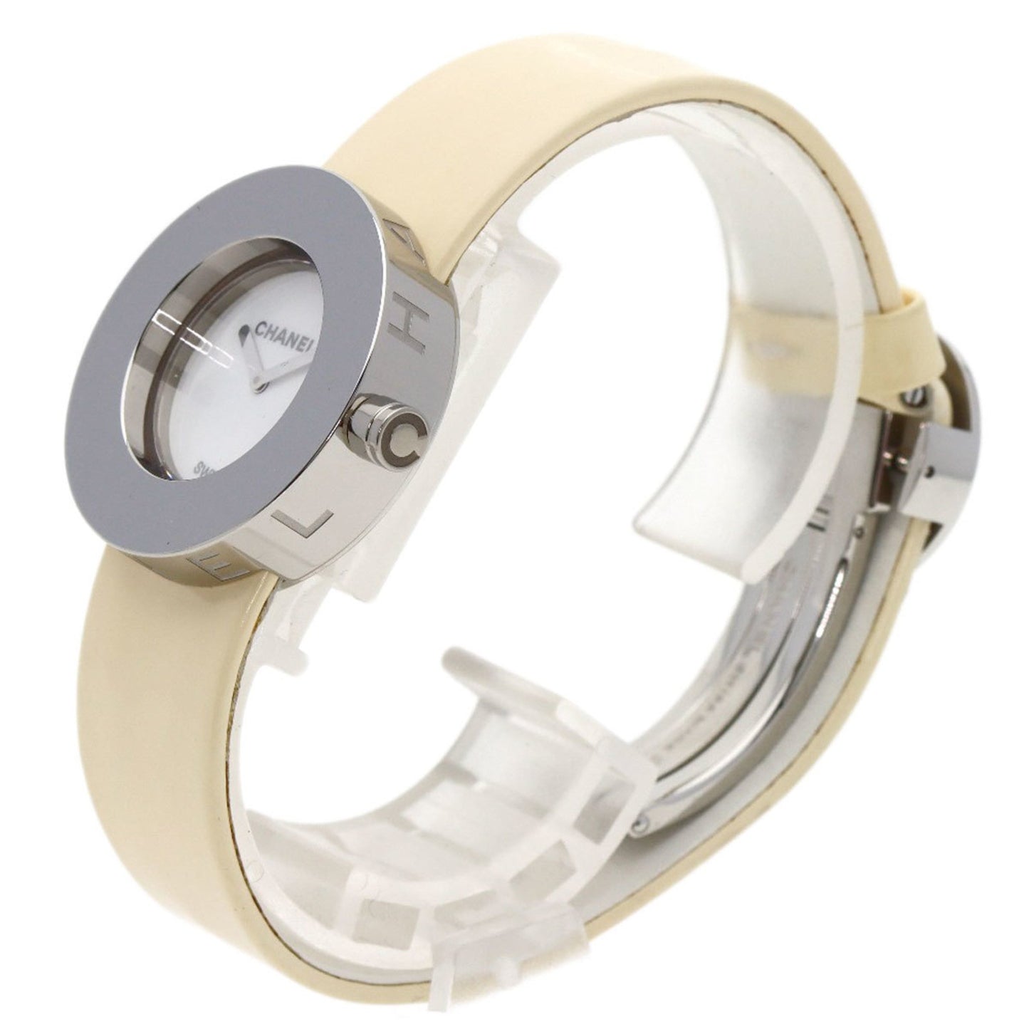 Chanel H0580 La Ronde Watch Stainless Steel Leather