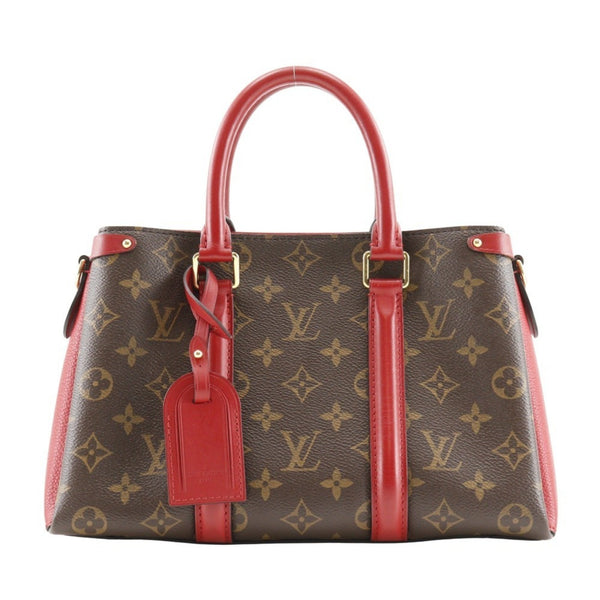 Louis Vuitton Louis Vuitton Soufflotnv Bb Handbag M44818 Monogram Canvas 2020 Brown/Red Tr1290