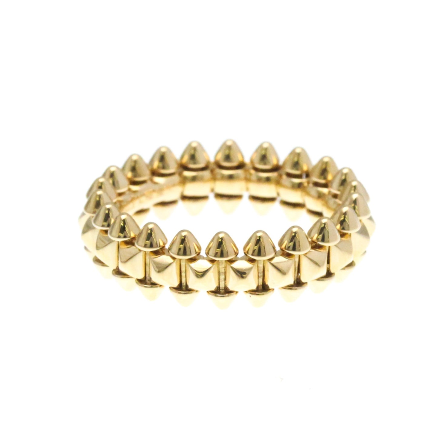 Cartier Crash De Cartier Ring Sm B4229852 Pink Gold (18K) Fashion No Stone Band Ring Pink Gold